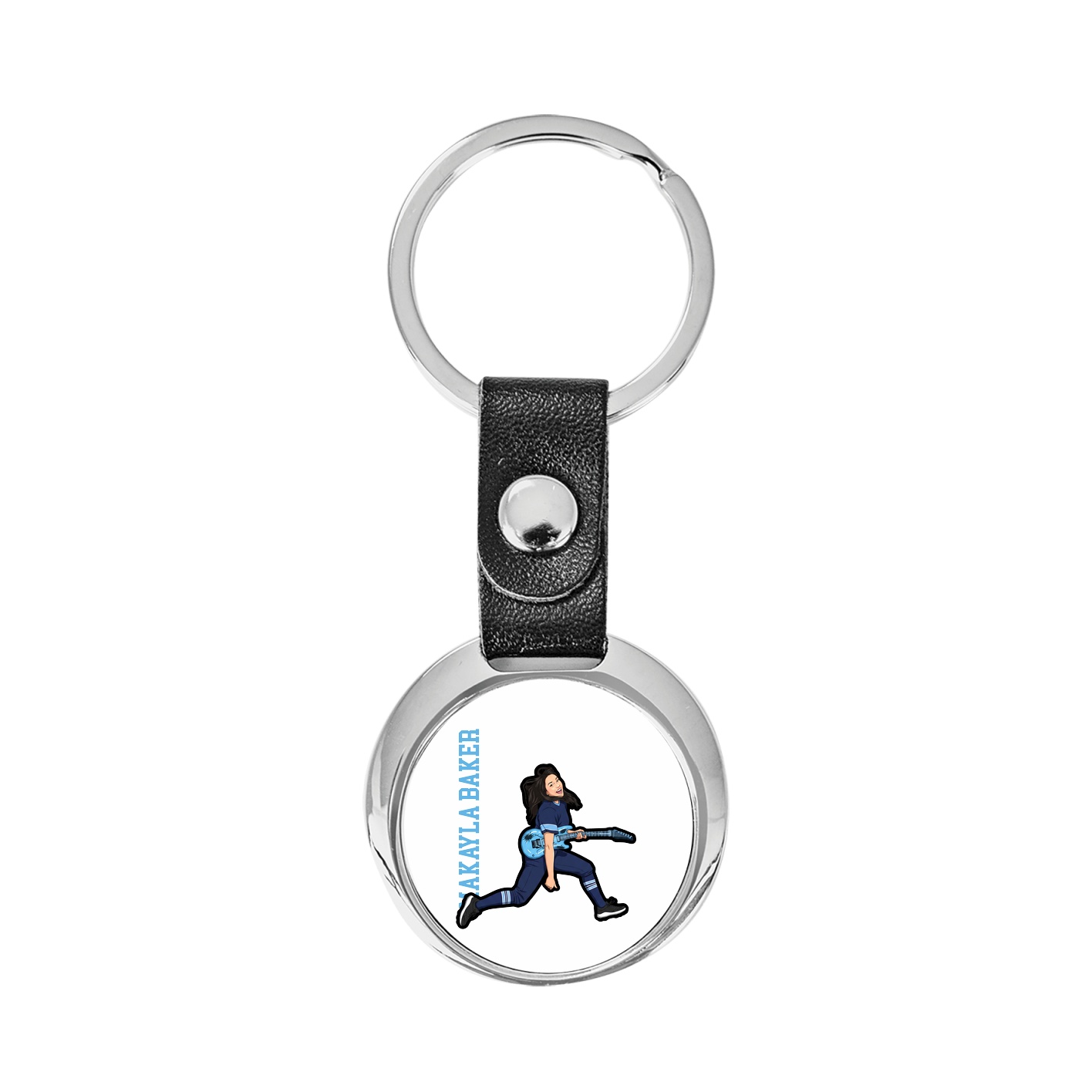Key Chain — Name Vertical in Classic