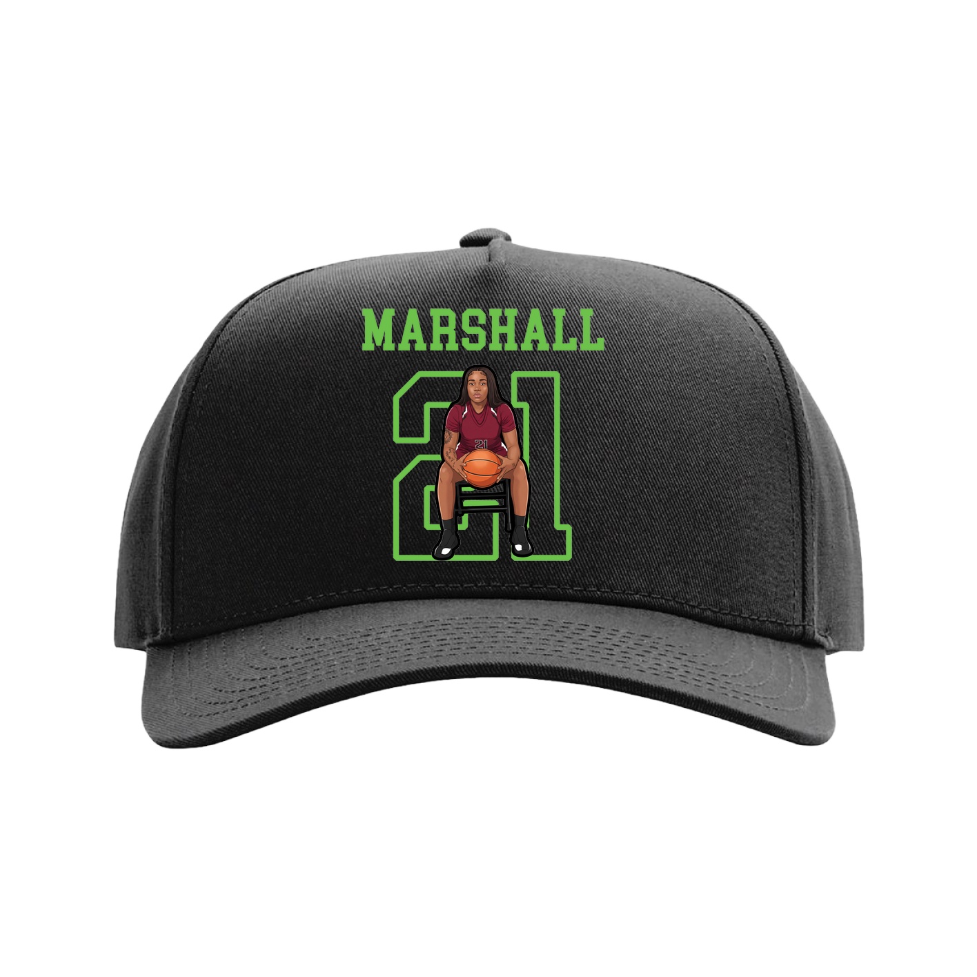 Full Fabric Five-Panel Champ Cap