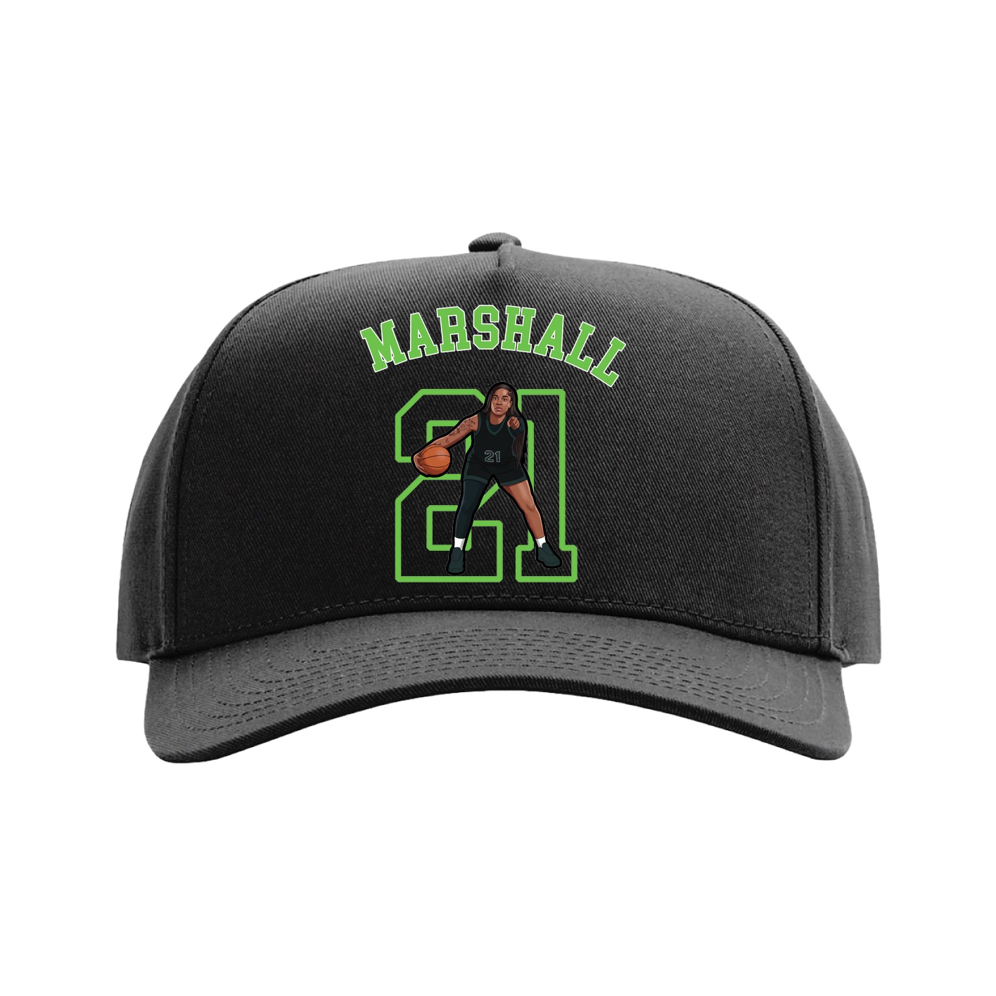 Full Fabric Five-Panel Champ Cap