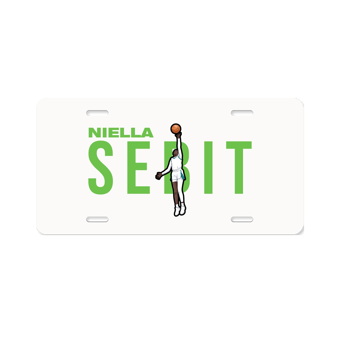 License Plate — Player Name in Classic