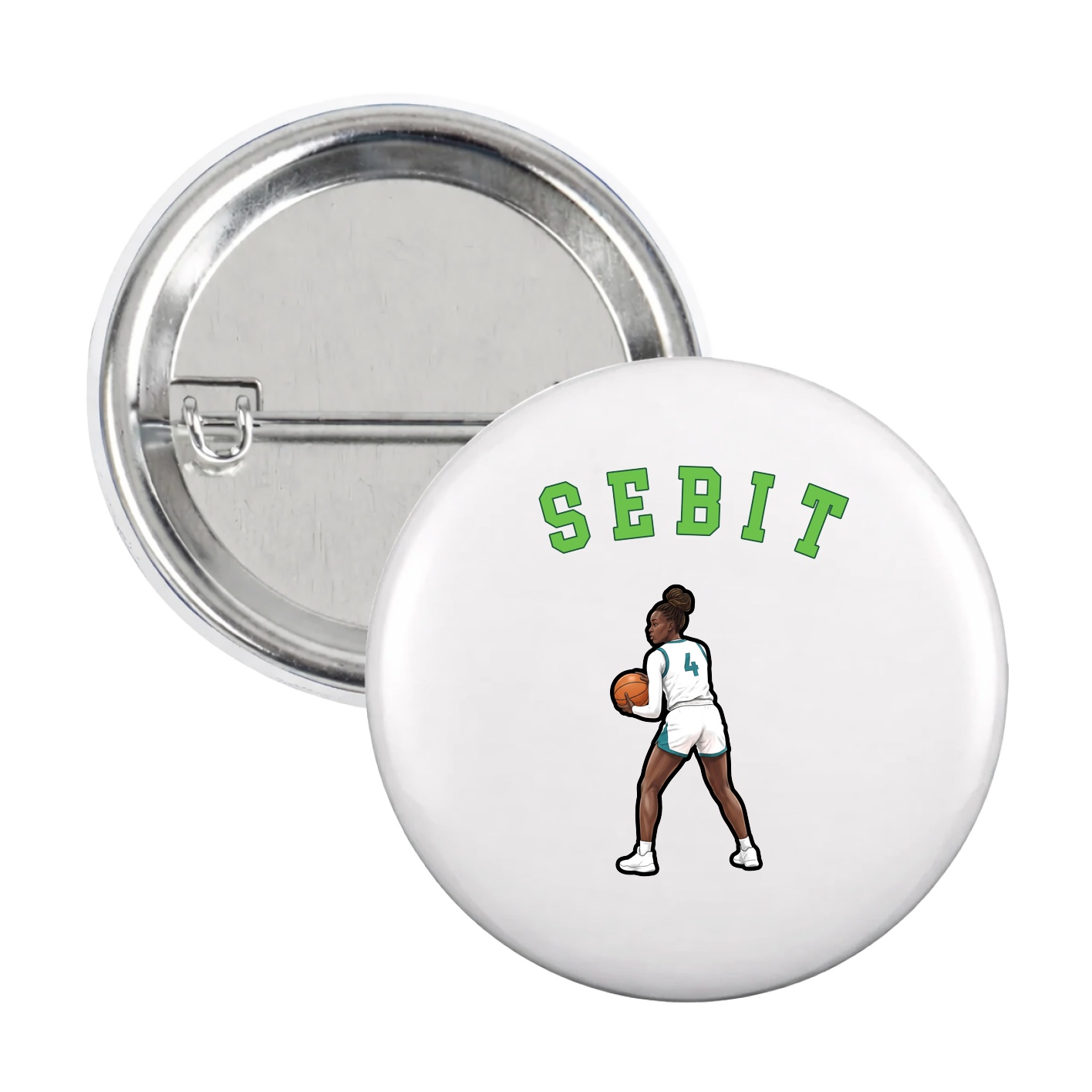 Game Day Button — Shirsey Arch in White