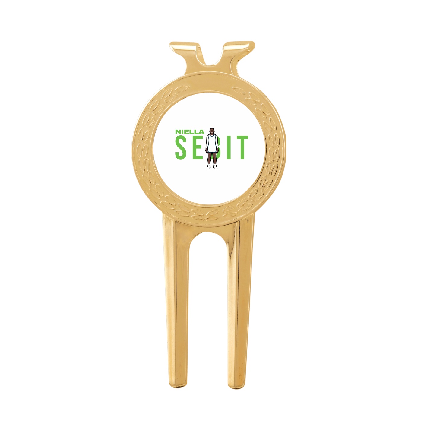 Divot Tool with Ball Marker — Player Name in Classic