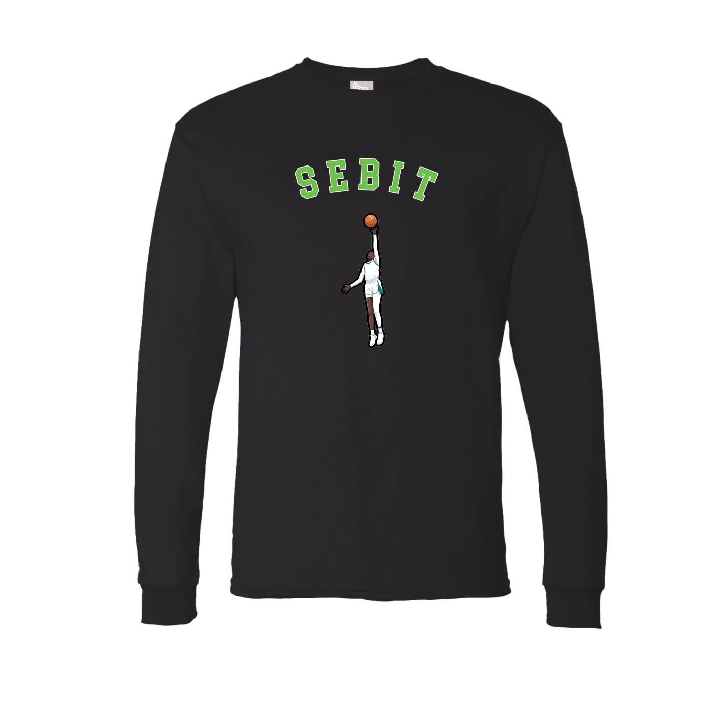 Long Sleeve Tee — Shirsey Arch in Black