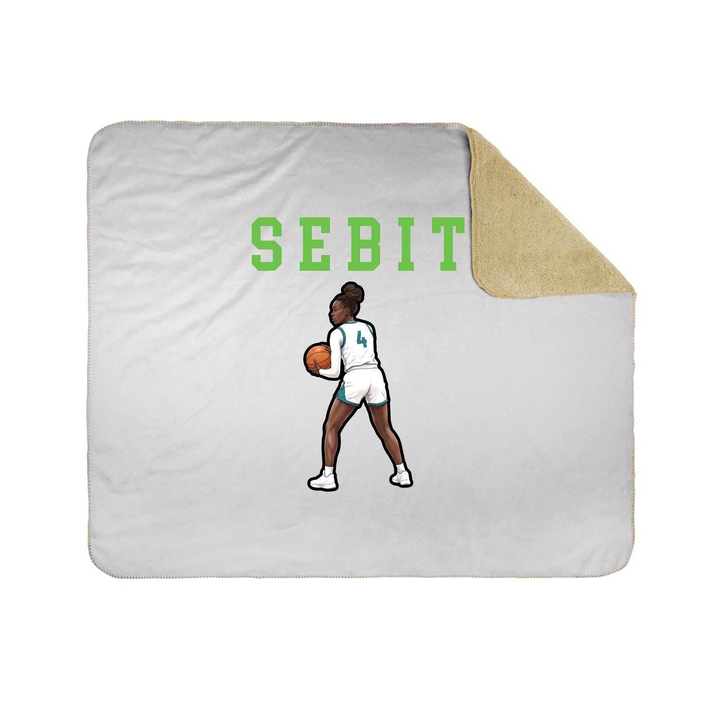 Throw Blanket — Shirsey in White