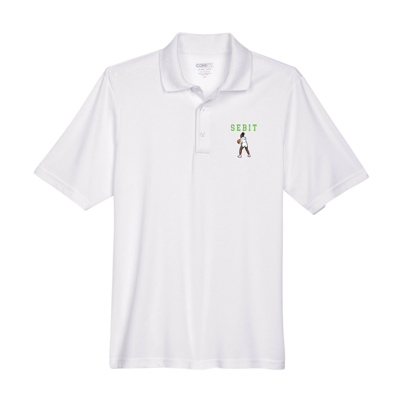 Performance Polo — Shirsey in White