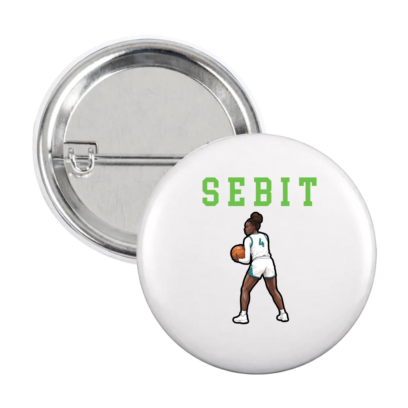 Game Day Button — Shirsey in White