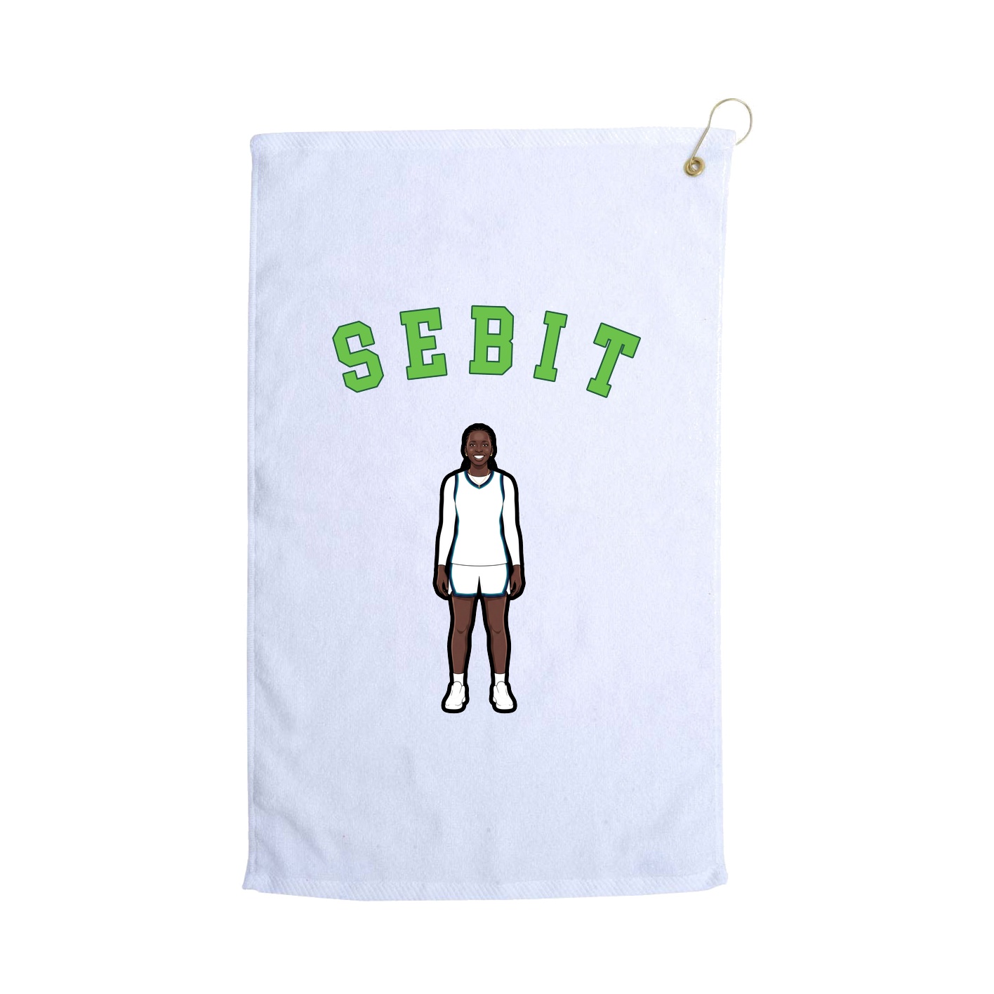 Golf Towel — Shirsey Arch in White