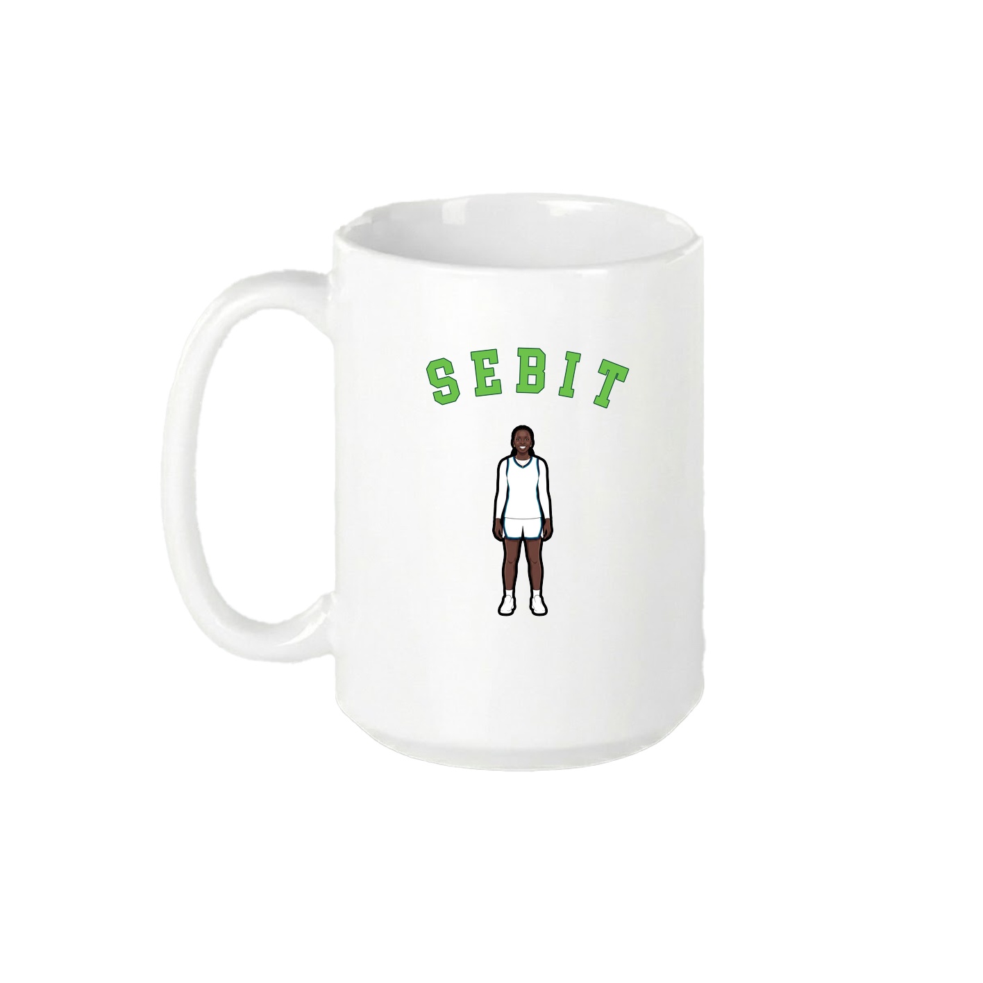 15oz Coffee Mug — Shirsey Arch in White