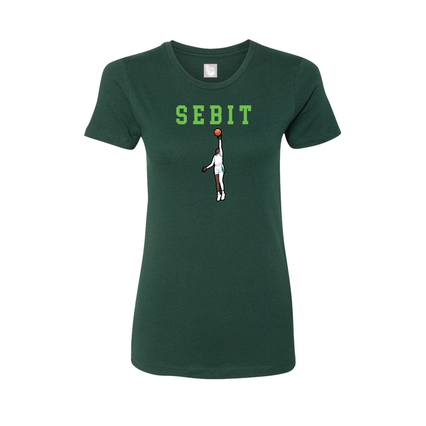 Fitted Women's Tee — Shirsey in Green