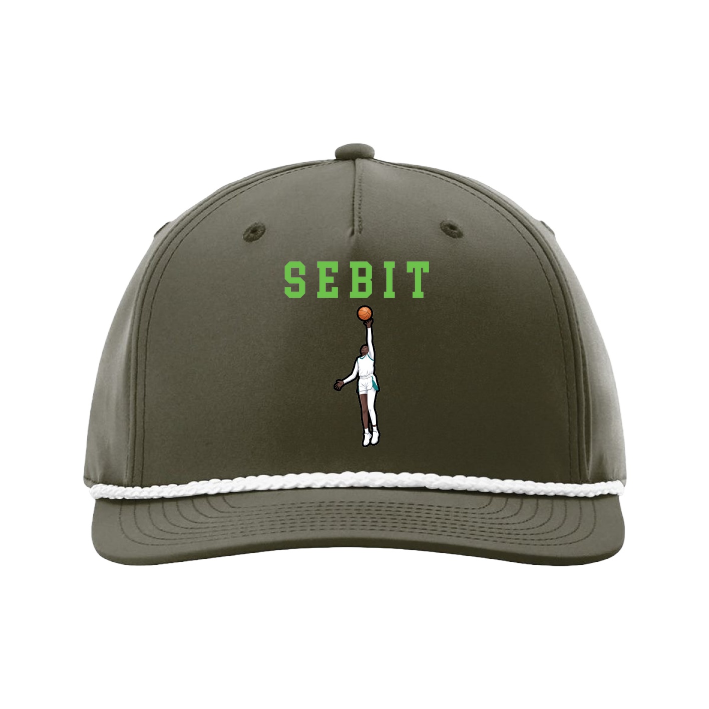 Five-Panel Classic Rope Cap — Shirsey in Green
