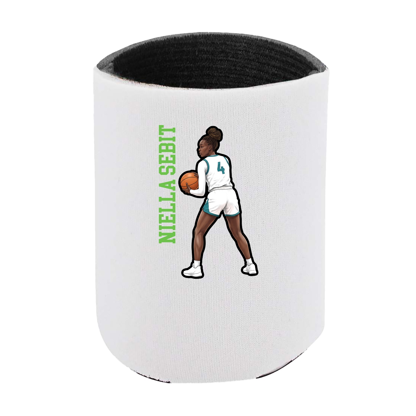 Can Holder — Name Vertical in White