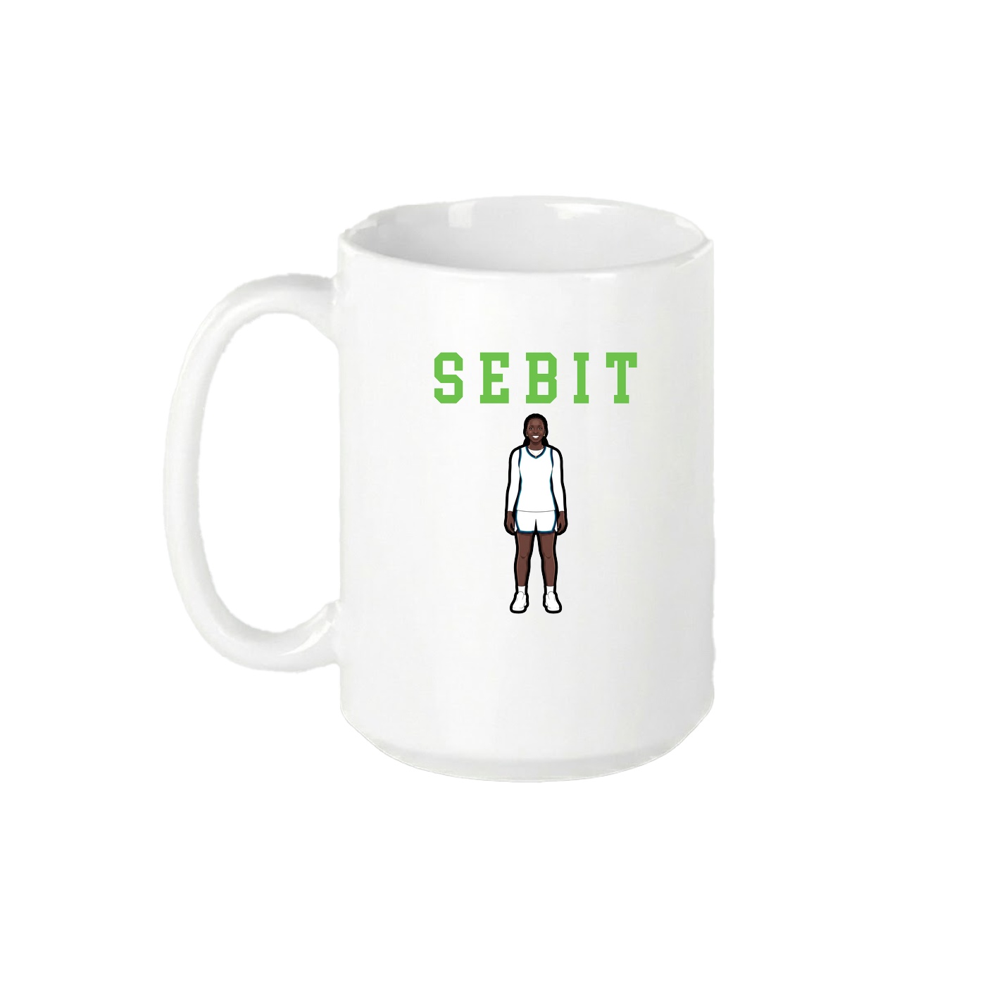 15oz Coffee Mug — Shirsey in White