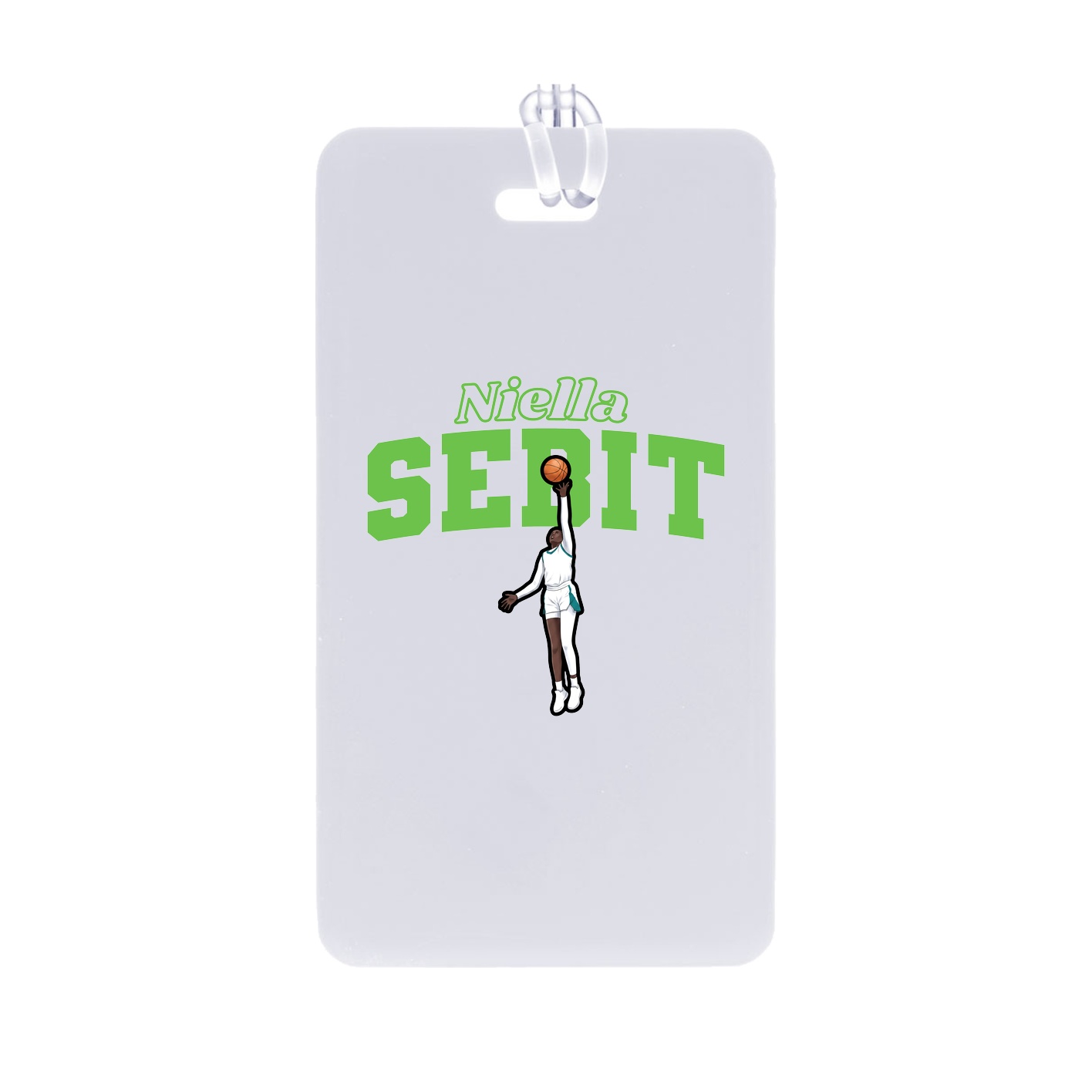 Bag Tag — Name Arch in Classic