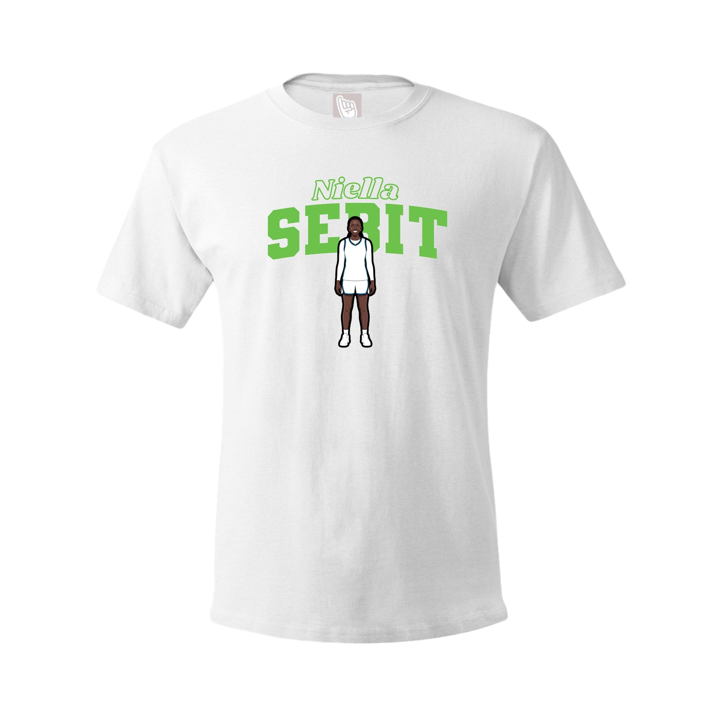 Tee — Name Arch in White