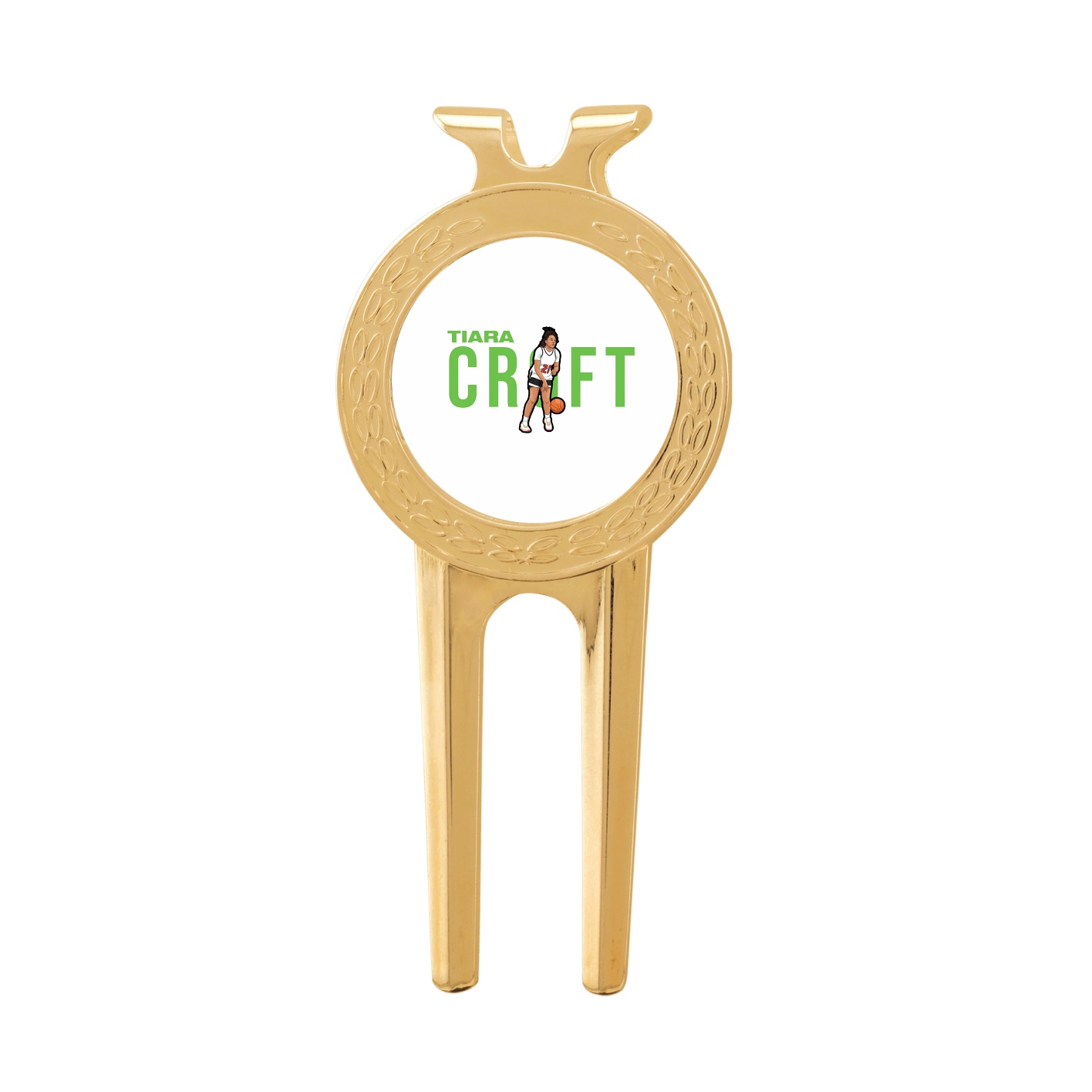Divot Tool with Ball Marker — Player Name in Classic