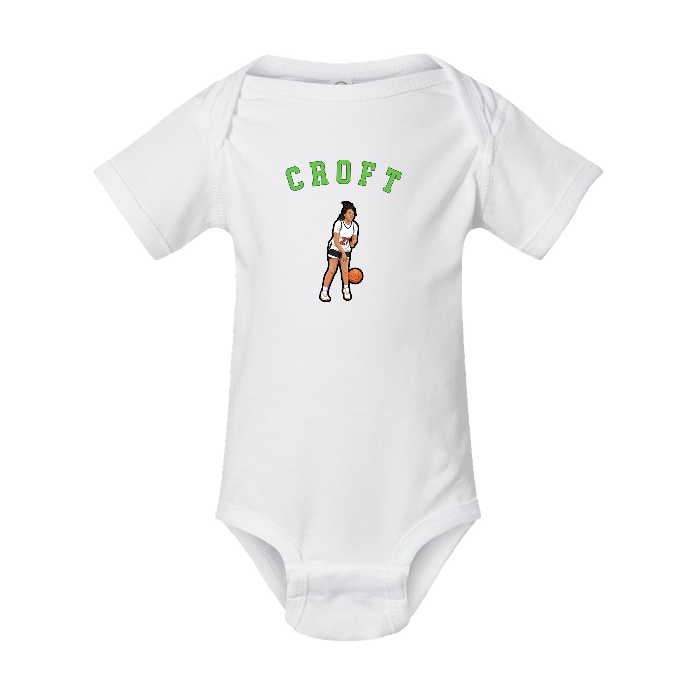 Baby Onesie — Shirsey Arch in White