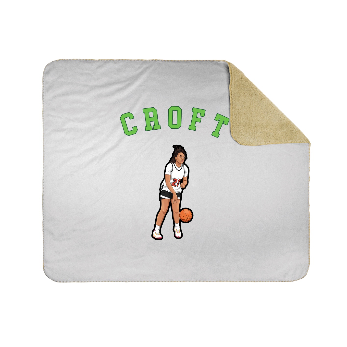 Throw Blanket — Shirsey Arch in White