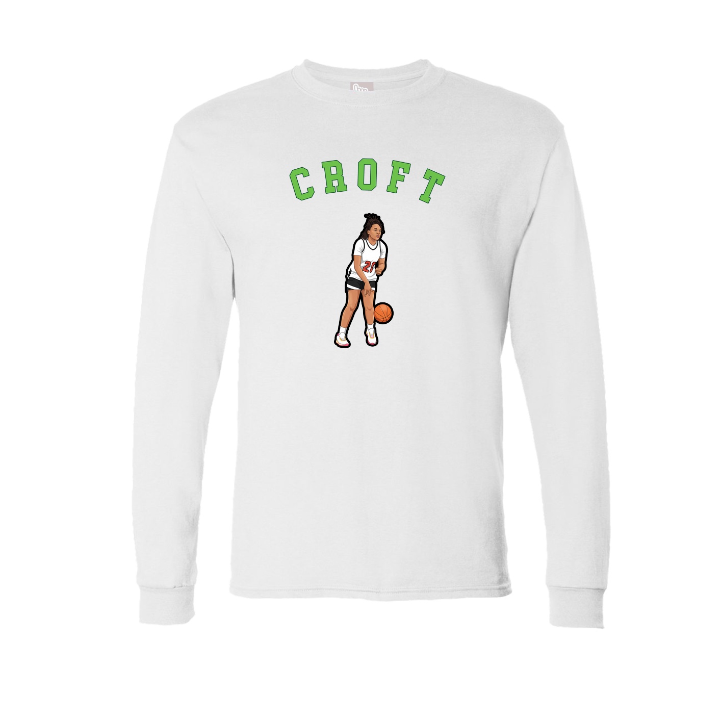 Long Sleeve Tee — Shirsey Arch in White
