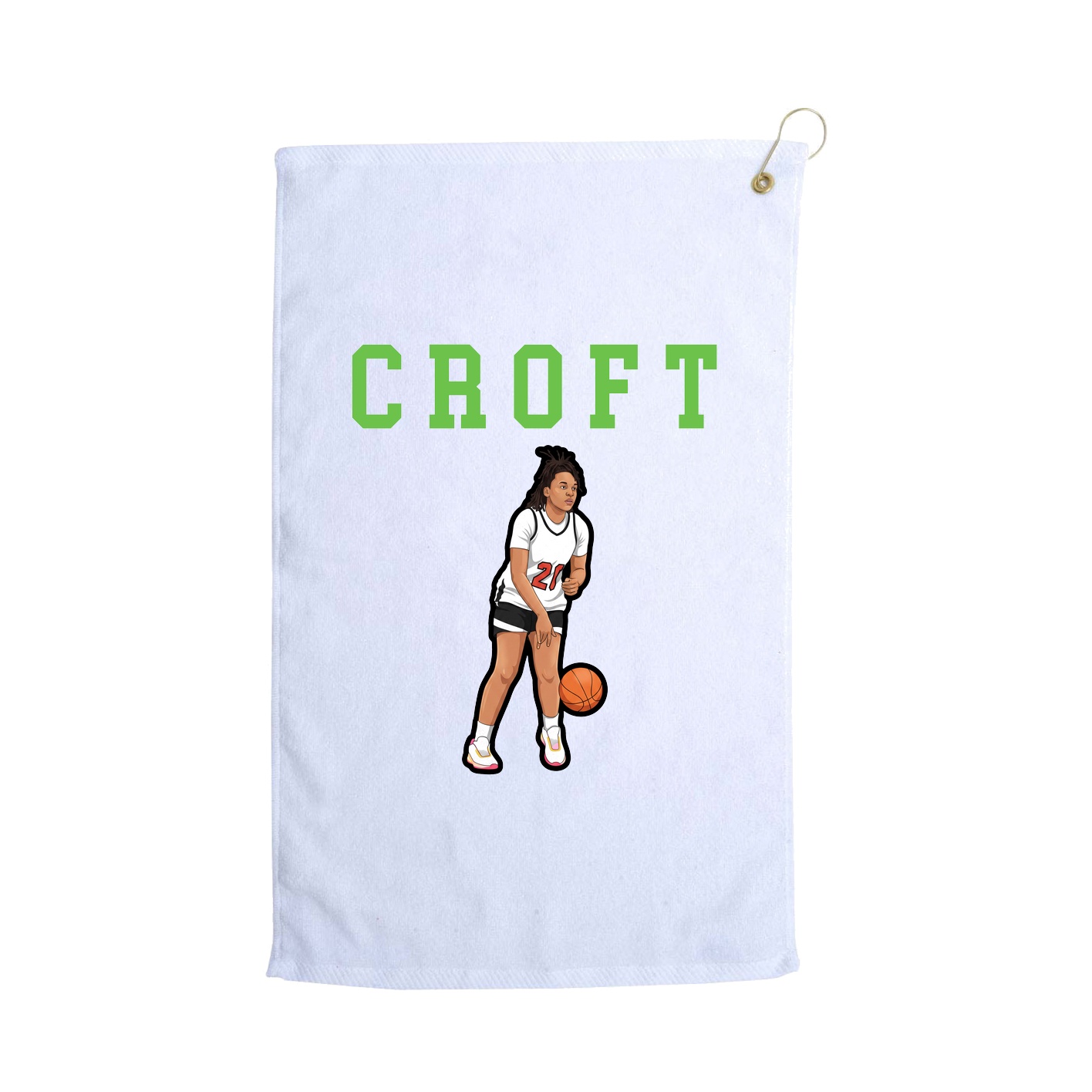 Golf Towel — Shirsey in White
