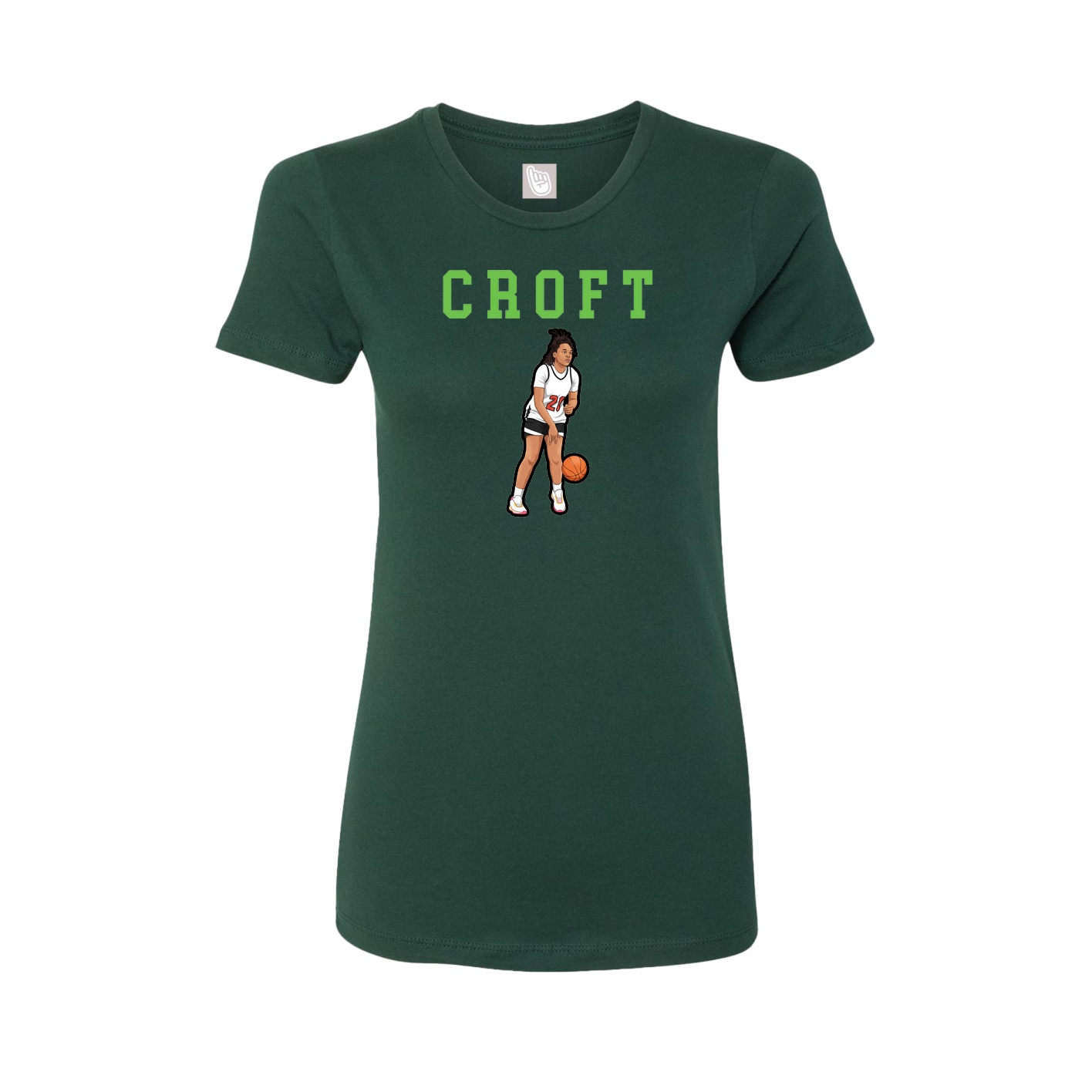 Fitted Women's Tee — Shirsey in Green
