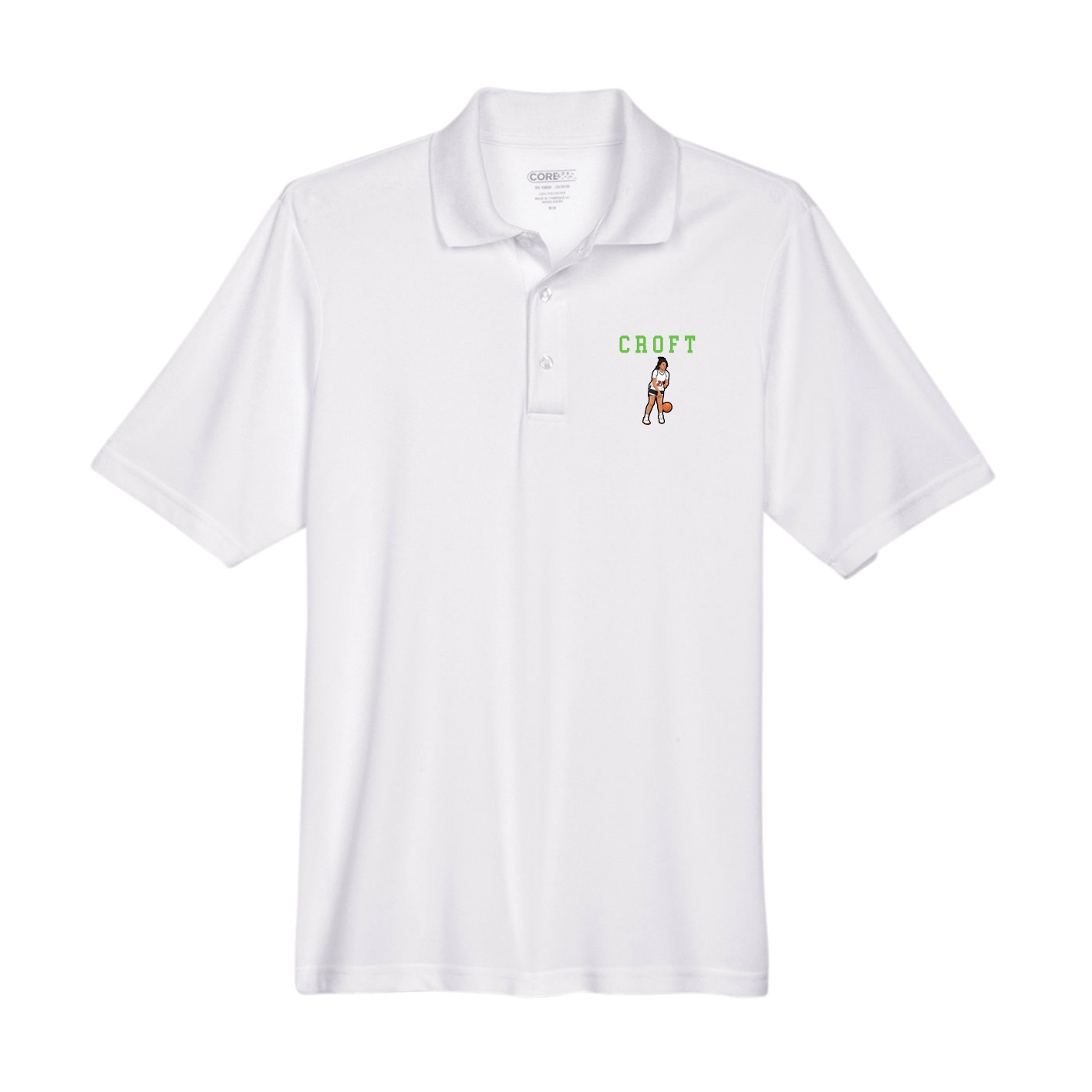 Performance Polo — Shirsey in White