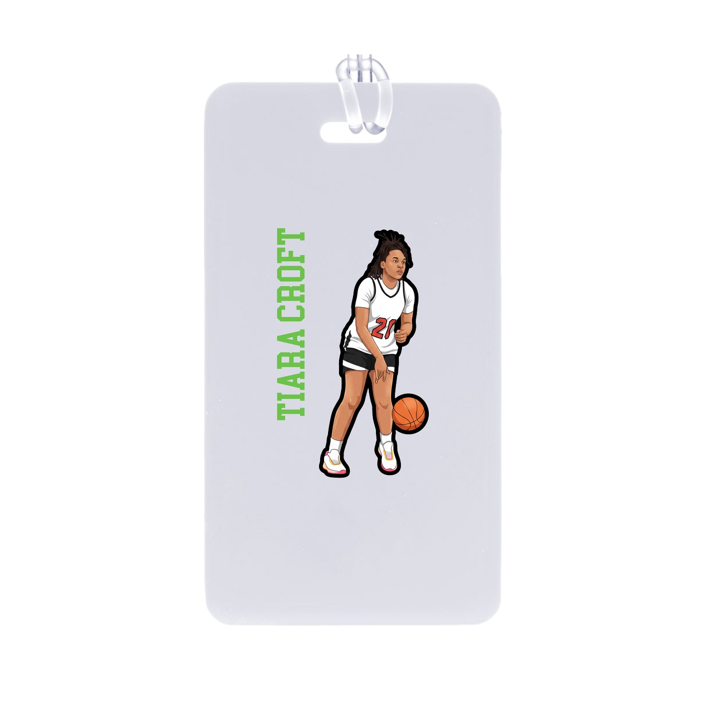 Bag Tag — Name Vertical in Classic