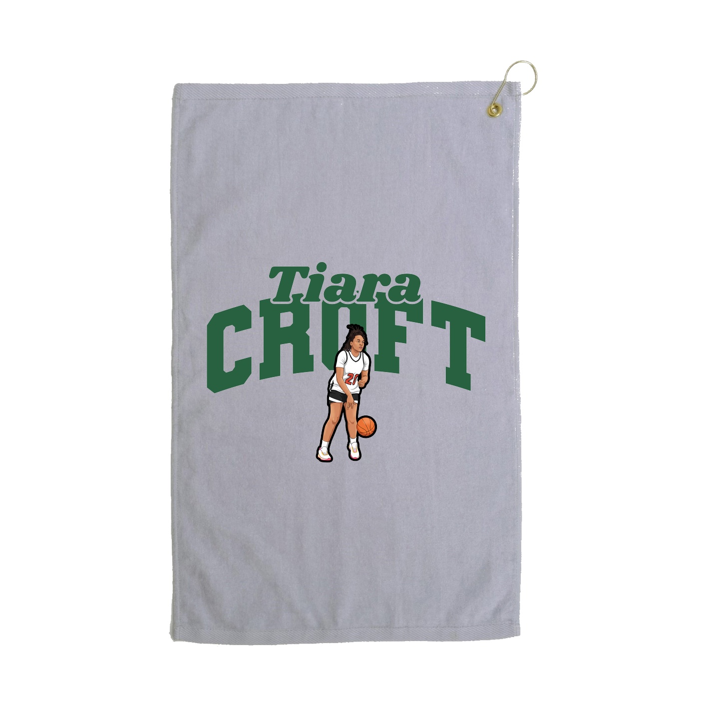 Golf Towel — Signature Arch in Grey