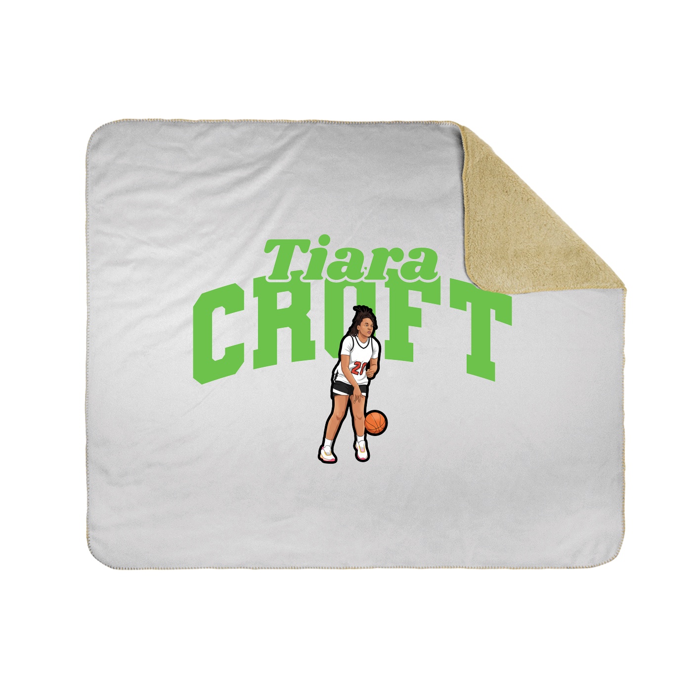 Throw Blanket — Signature Arch in White