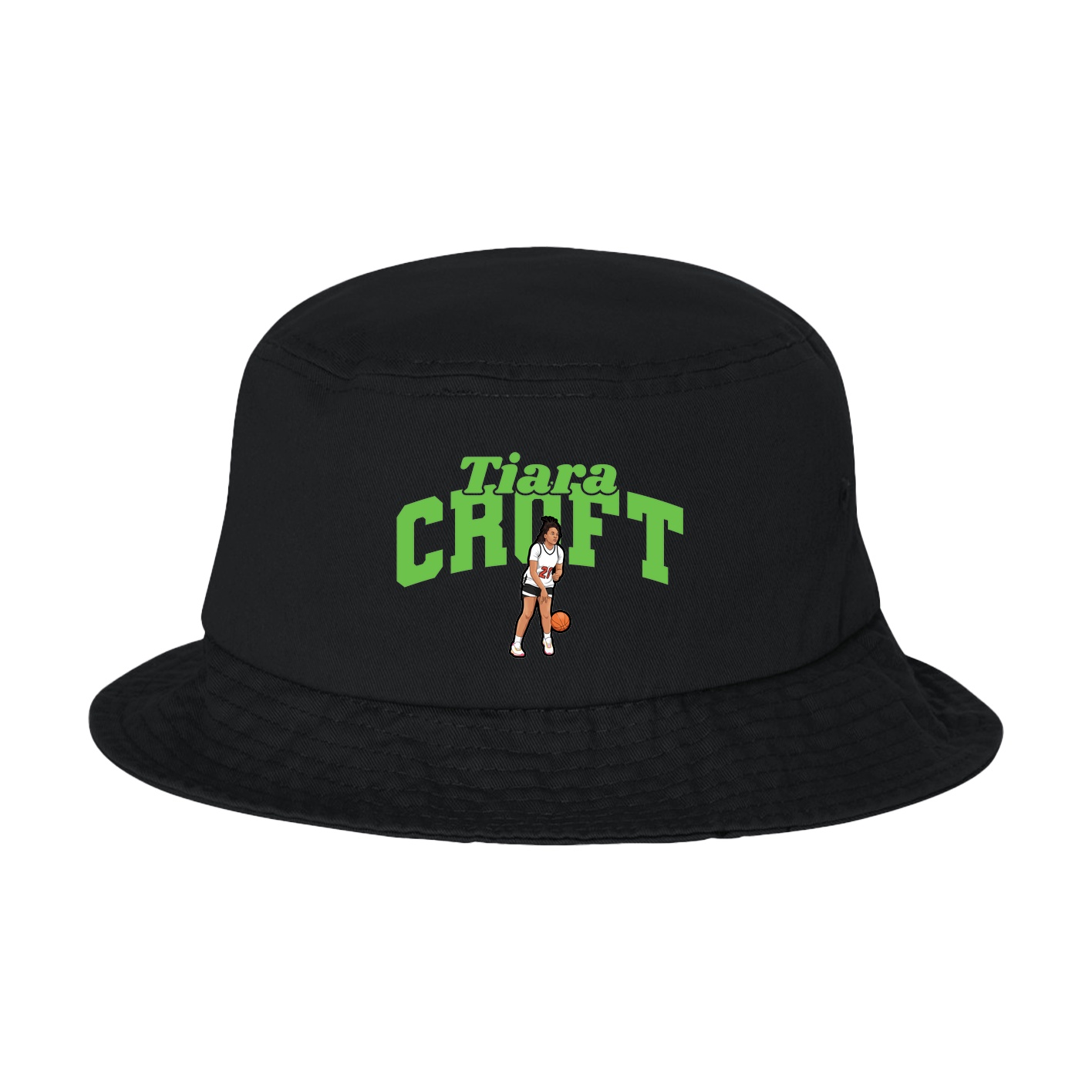 Bucket Cap — Signature Arch in Black