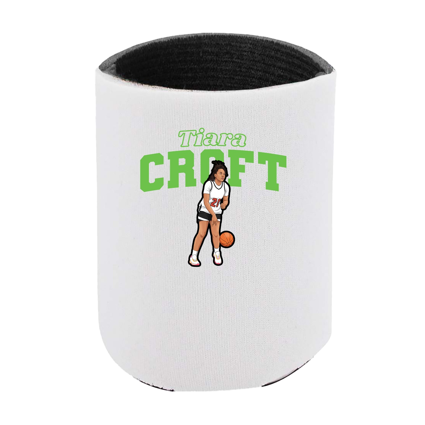 Can Holder — Name Arch in White