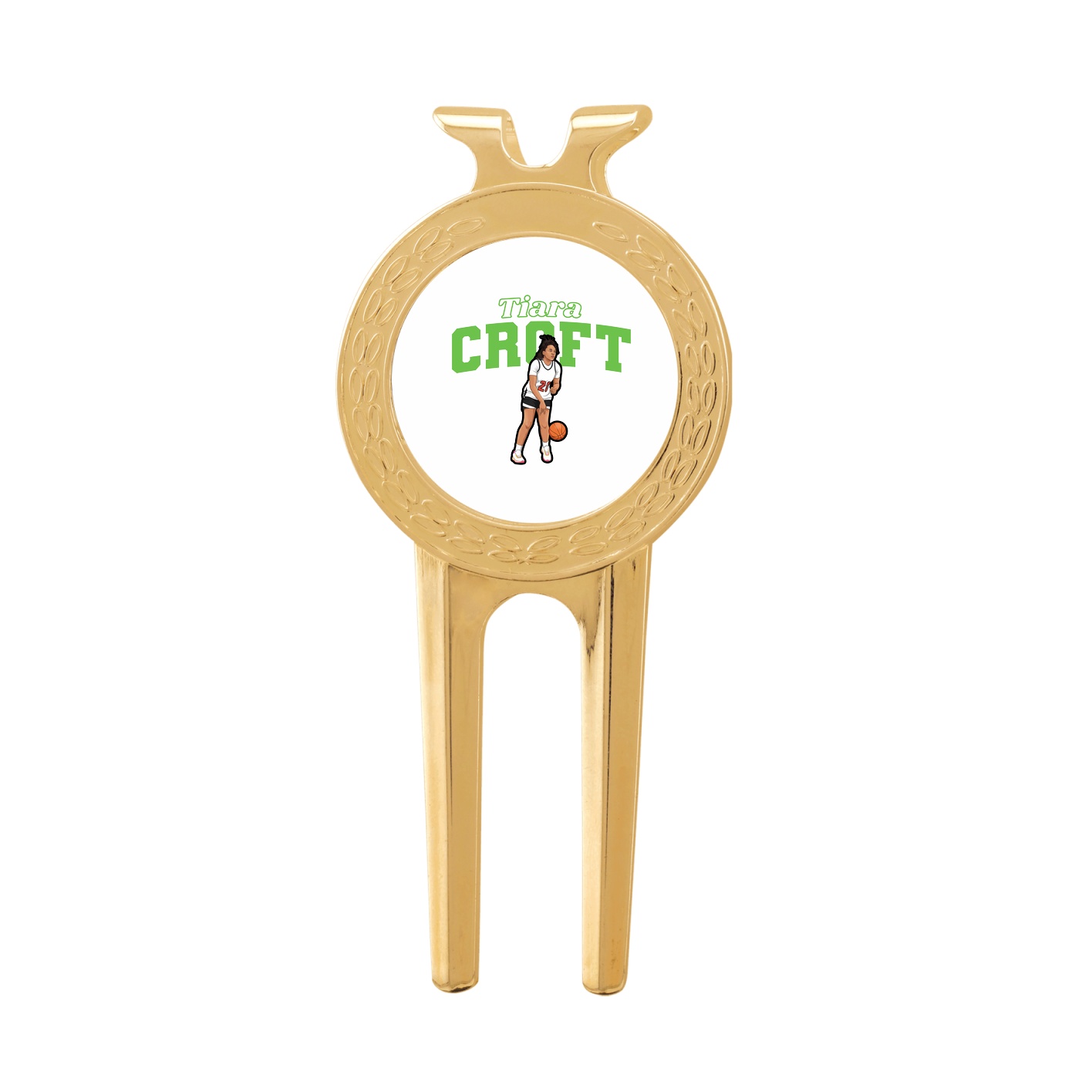 Divot Tool with Ball Marker — Name Arch in Classic