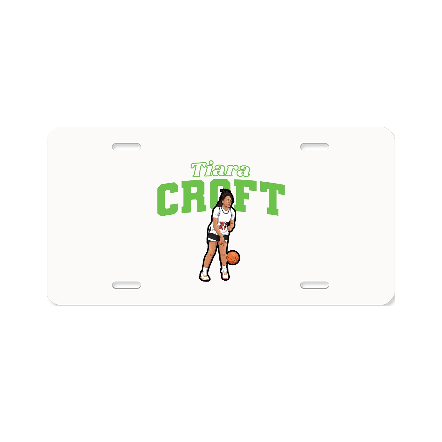 License Plate — Name Arch in Classic