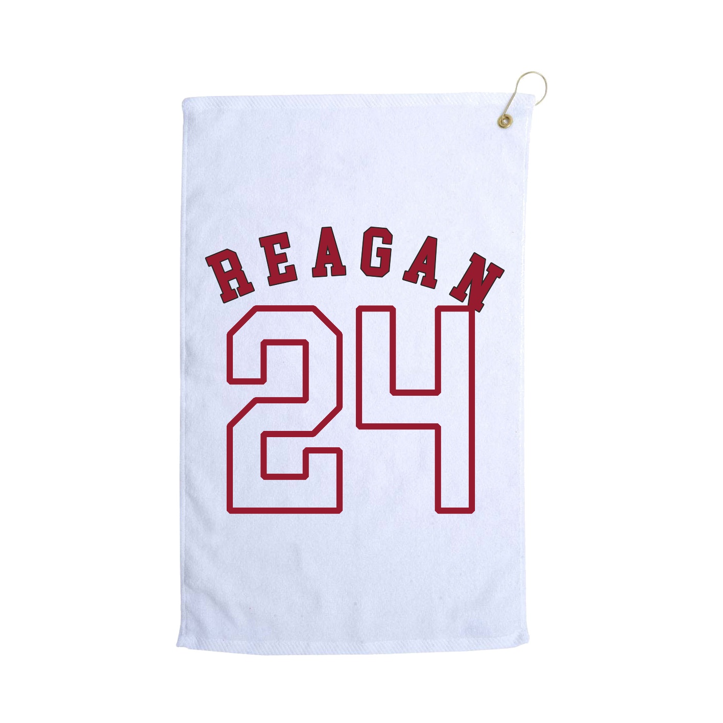 Golf Towel — Shirsey Arch in White