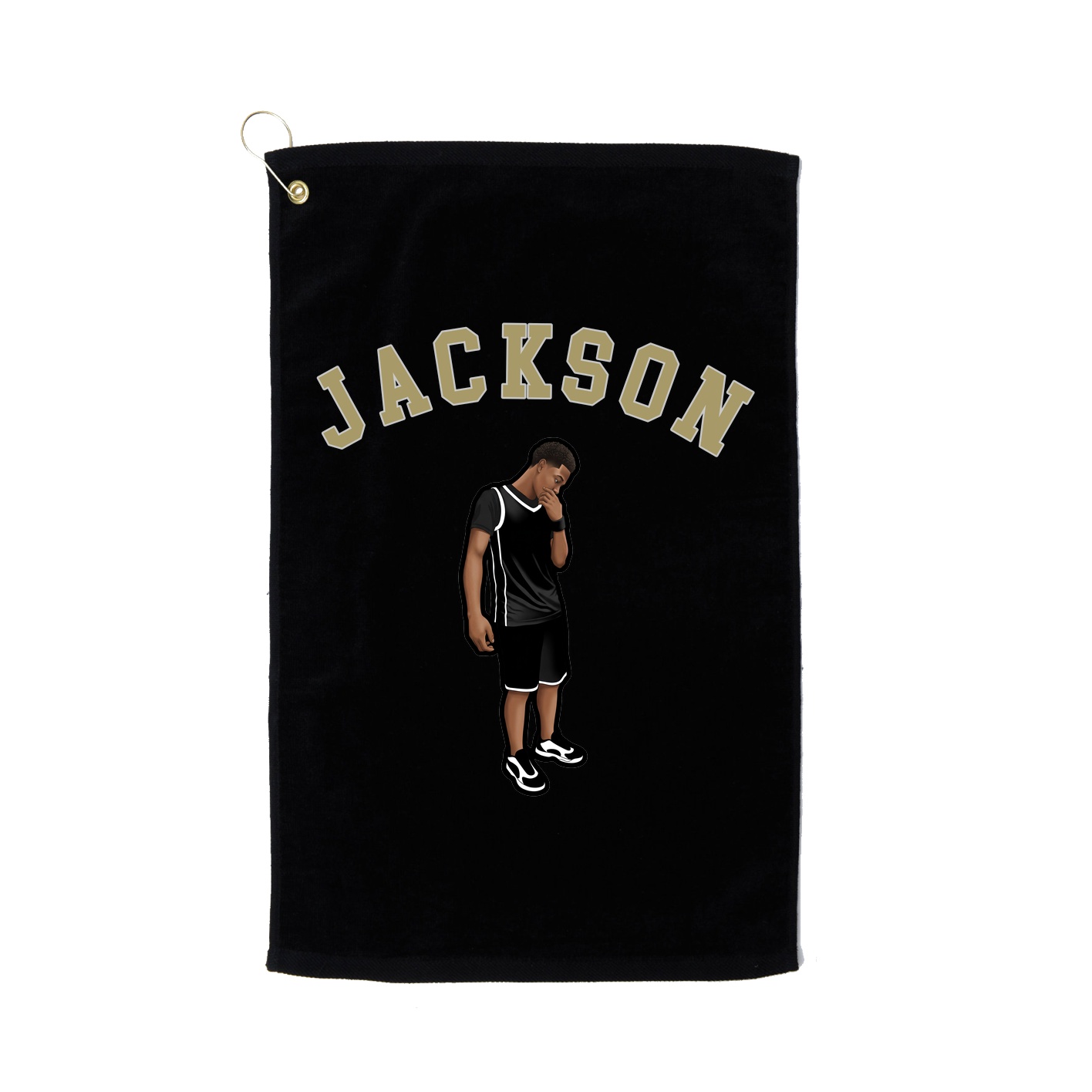 Golf Towel — Shirsey Arch in Black
