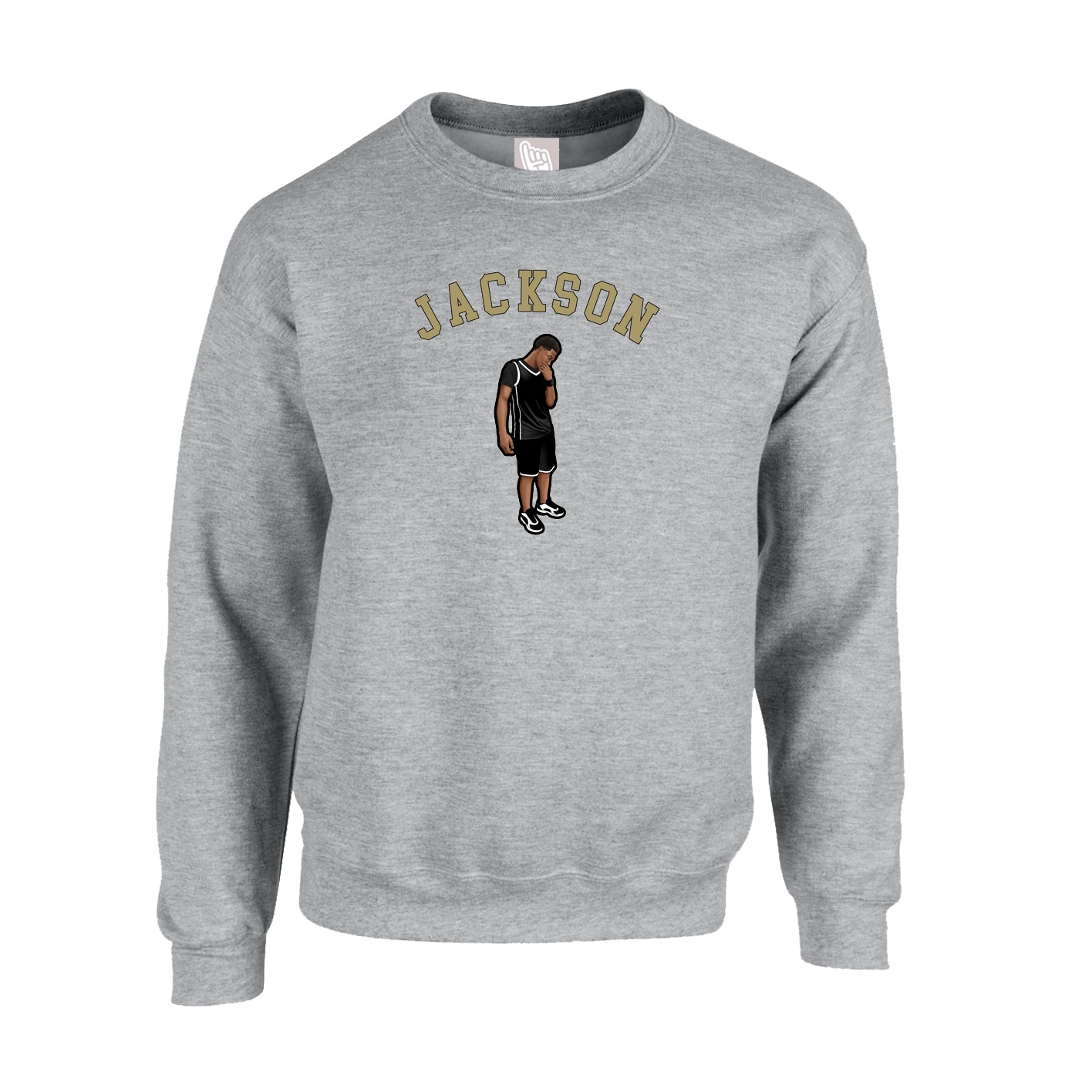 Fleece Crew — Shirsey Arch in Grey
