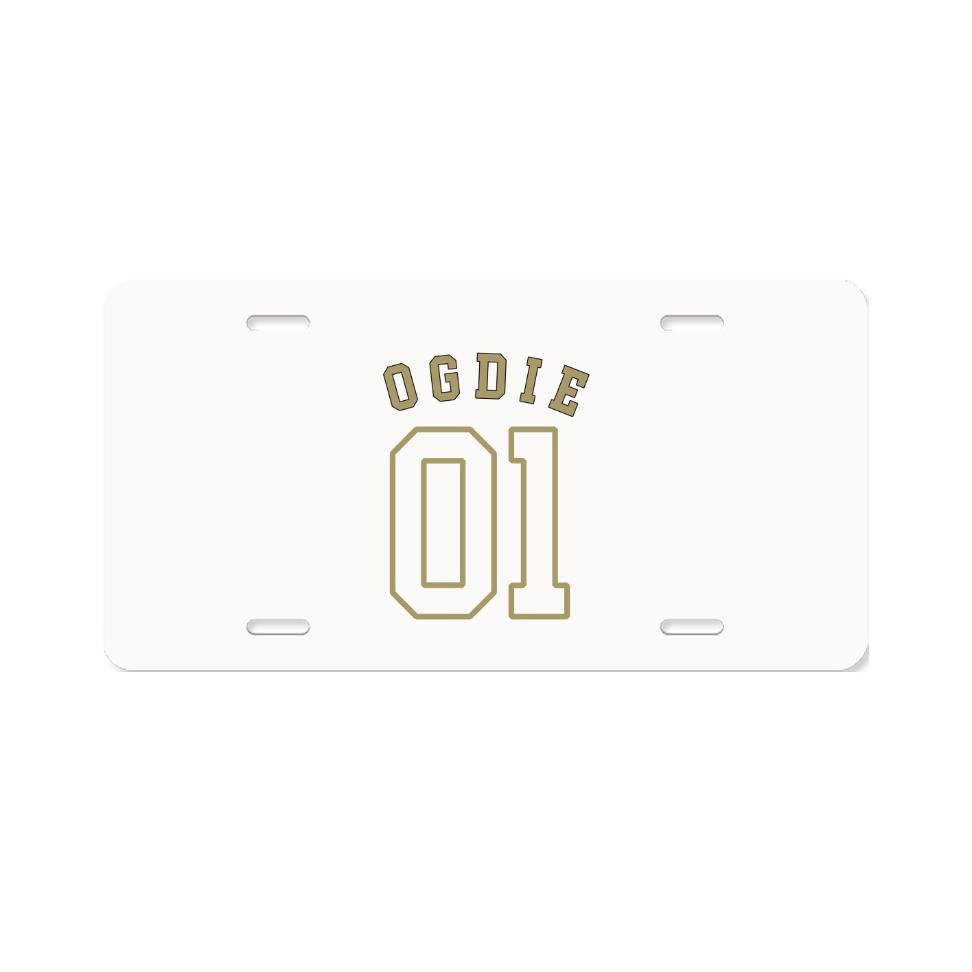 License Plate — Shirsey Arch in Classic