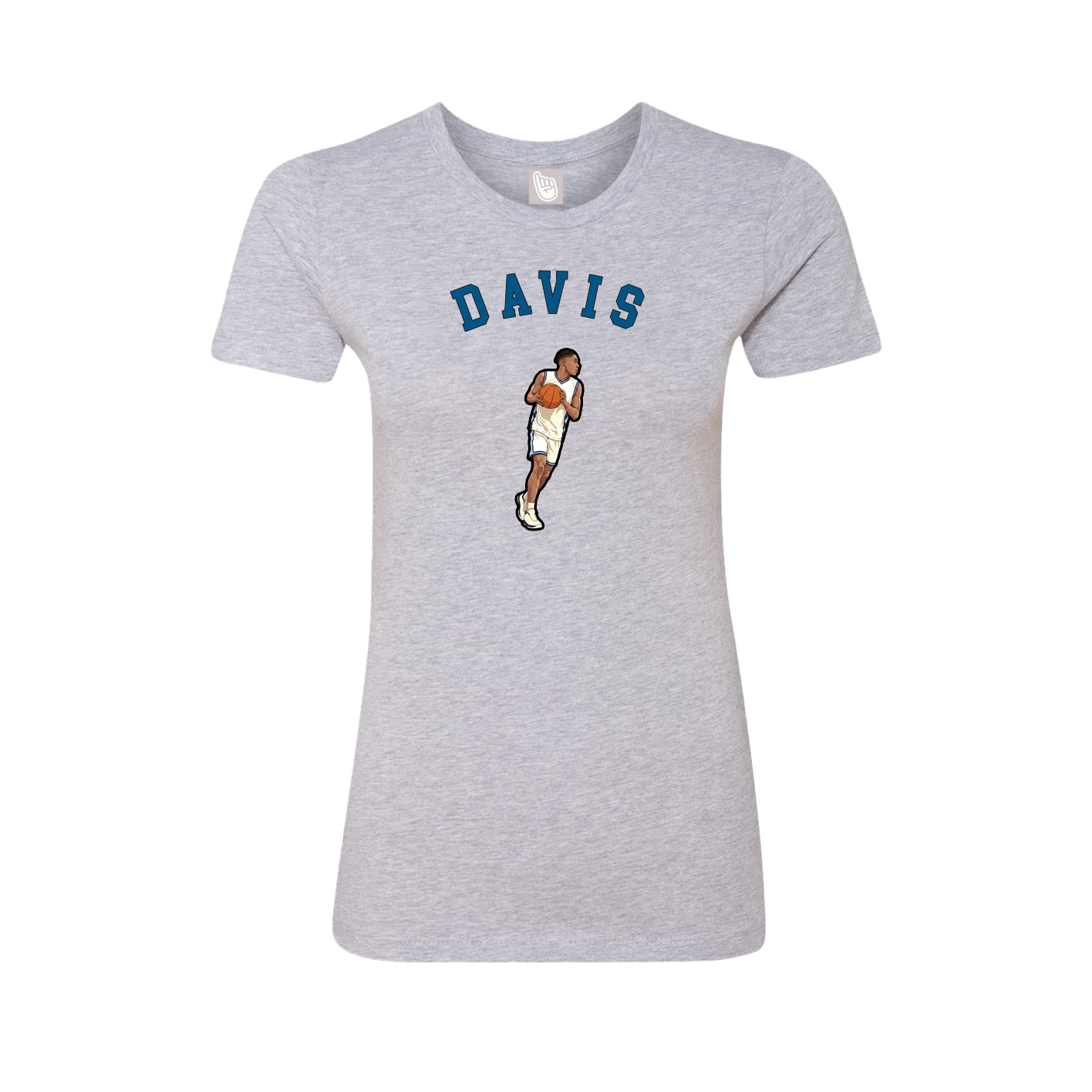 Fitted Women's Tee — Shirsey Arch in Grey