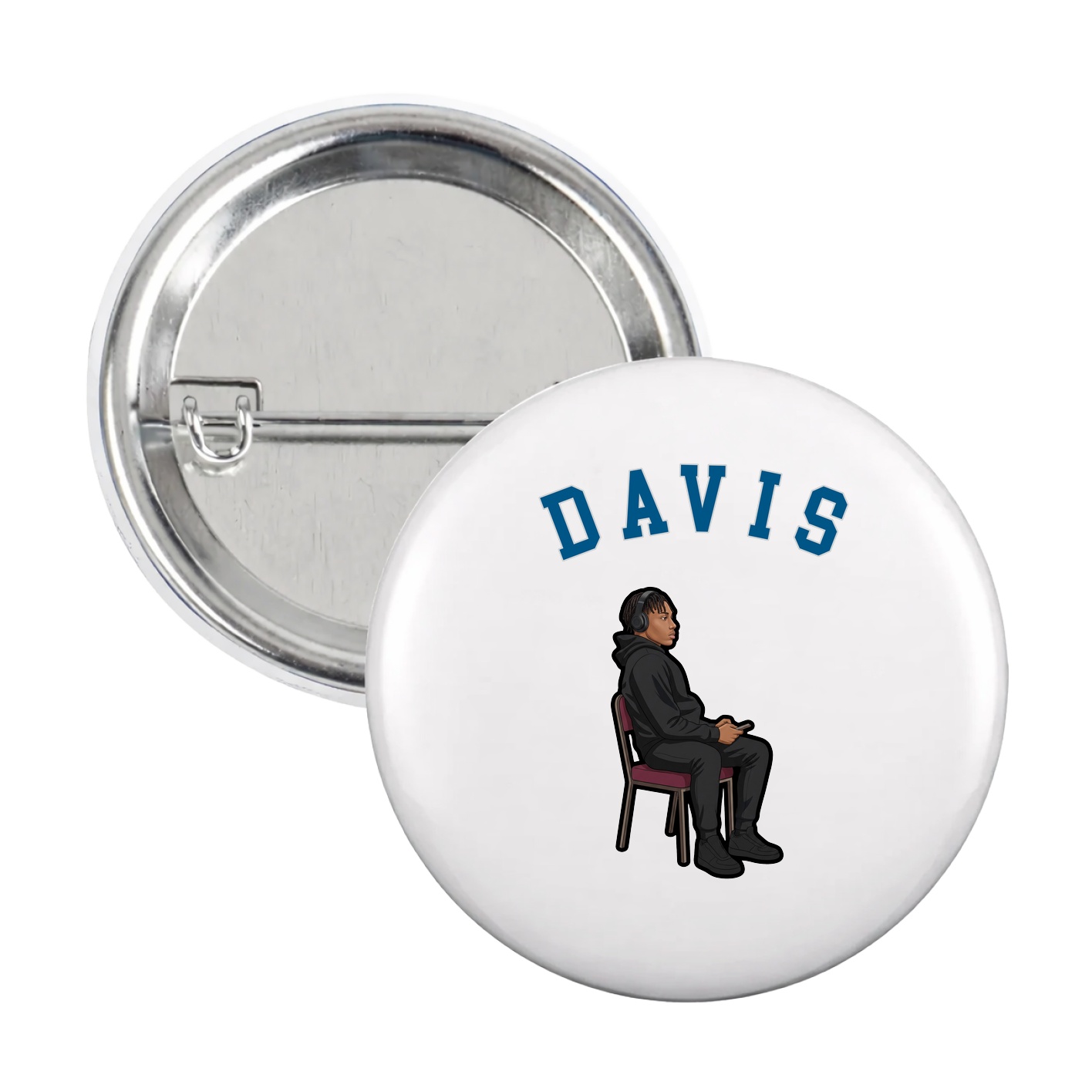 Game Day Button — Shirsey Arch in White