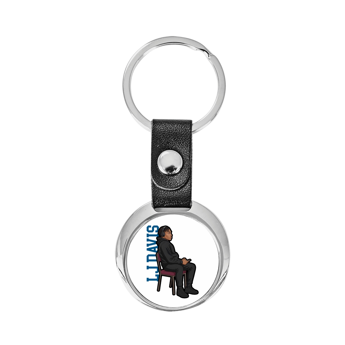 Key Chain — Name Vertical in Classic