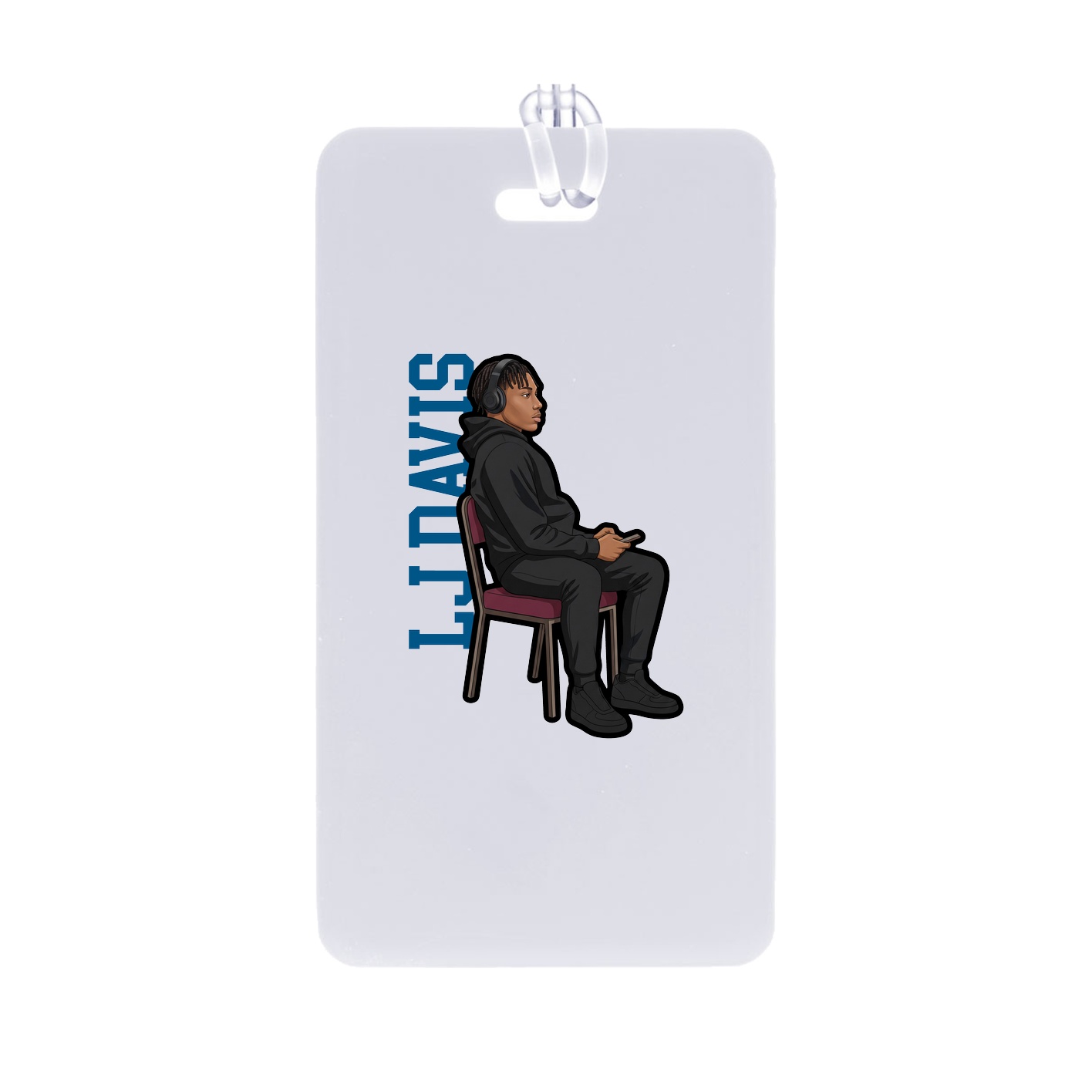 Bag Tag — Name Vertical in Classic
