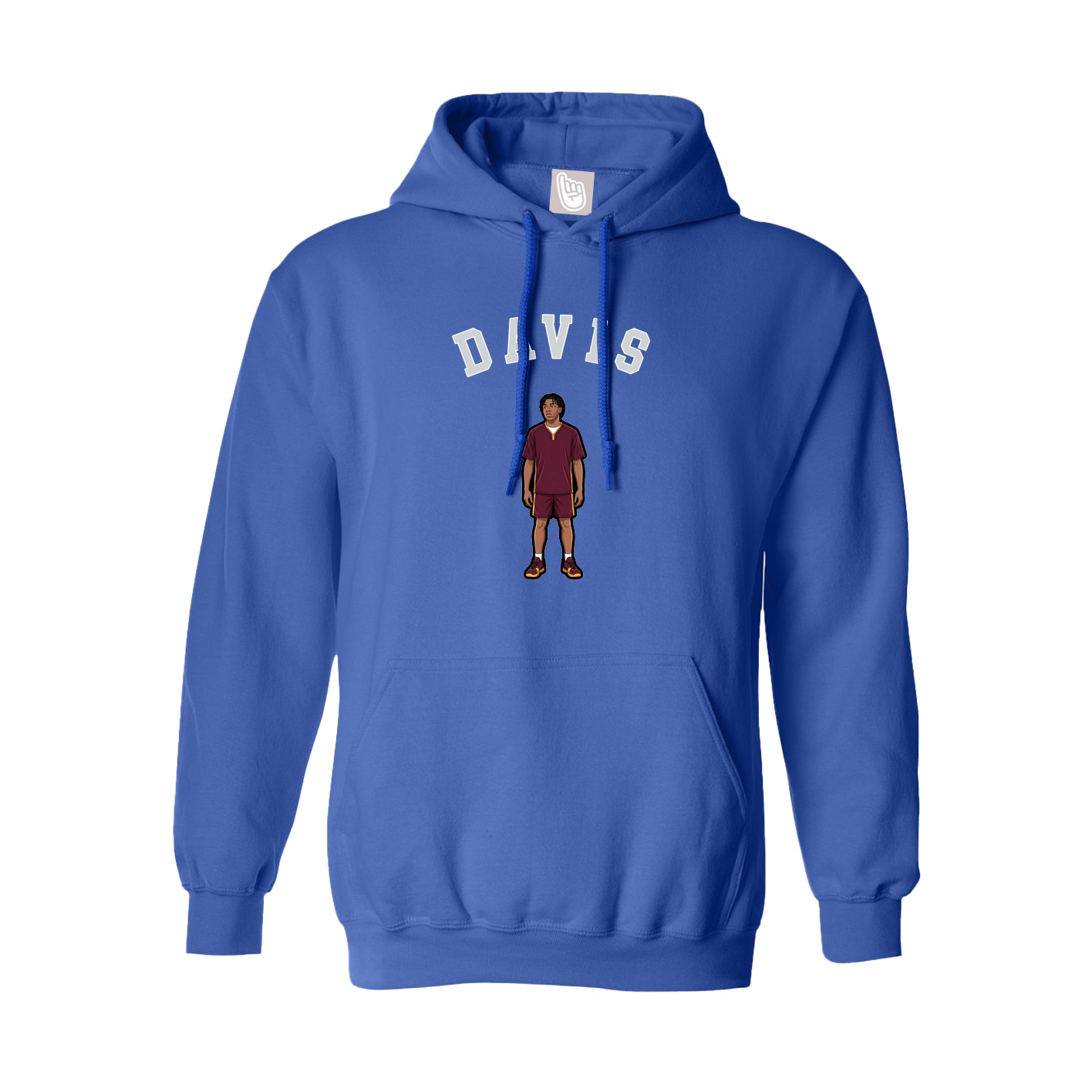 Youth Hoodie — Shirsey Arch in Royal