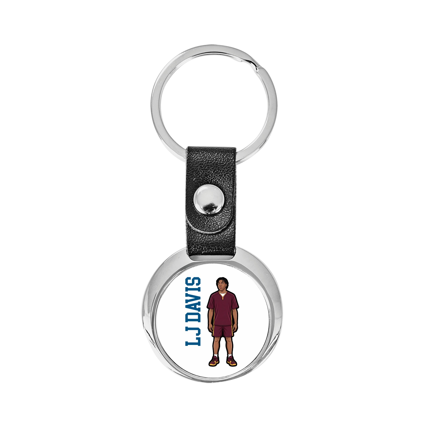 Key Chain — Name Vertical in Classic