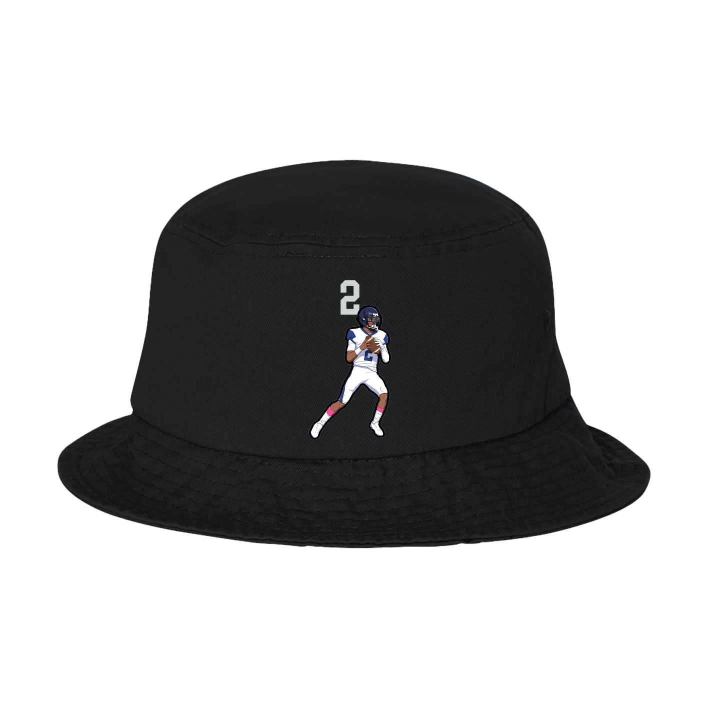 Bucket Cap — Number Top in Black