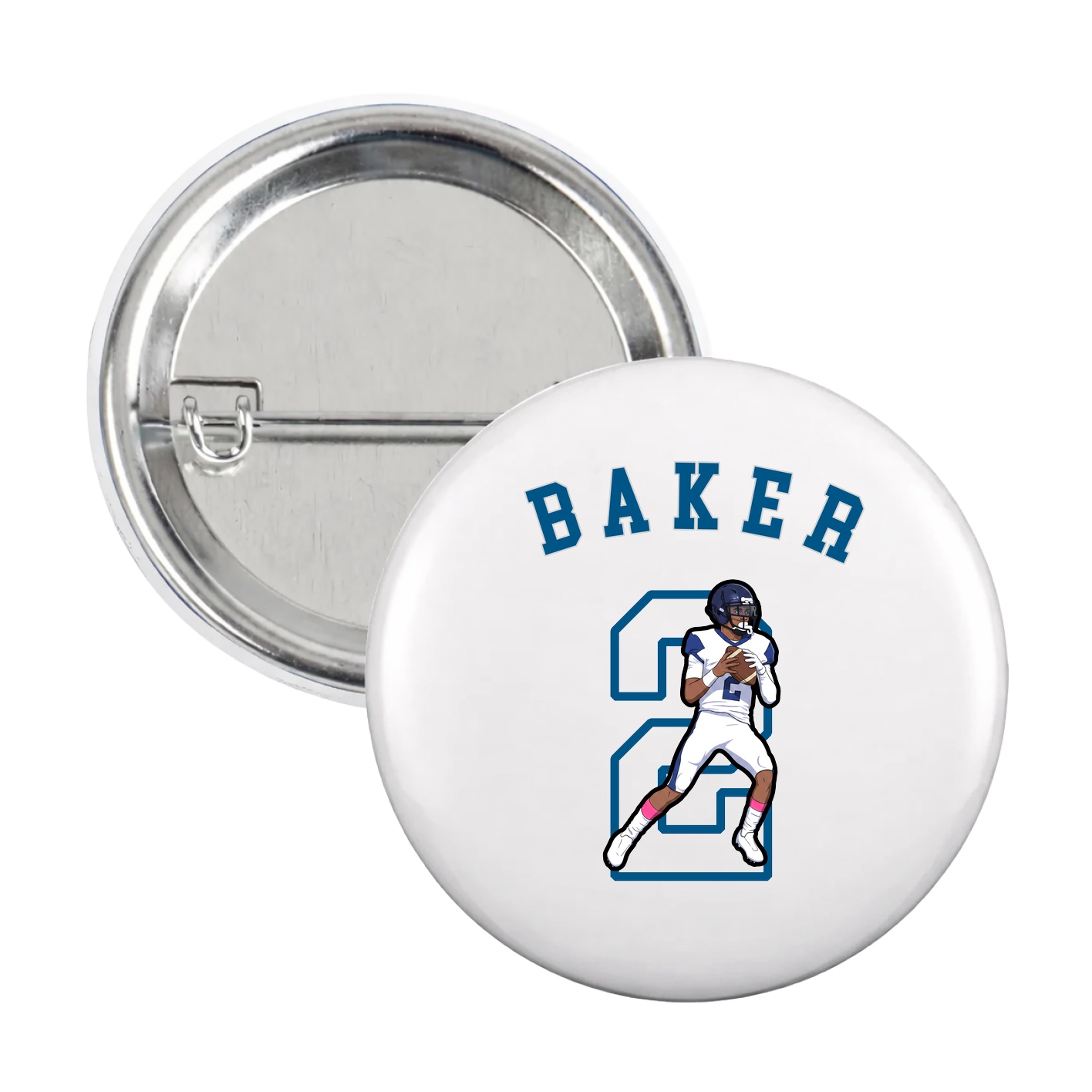 Game Day Button — Shirsey Arch in White