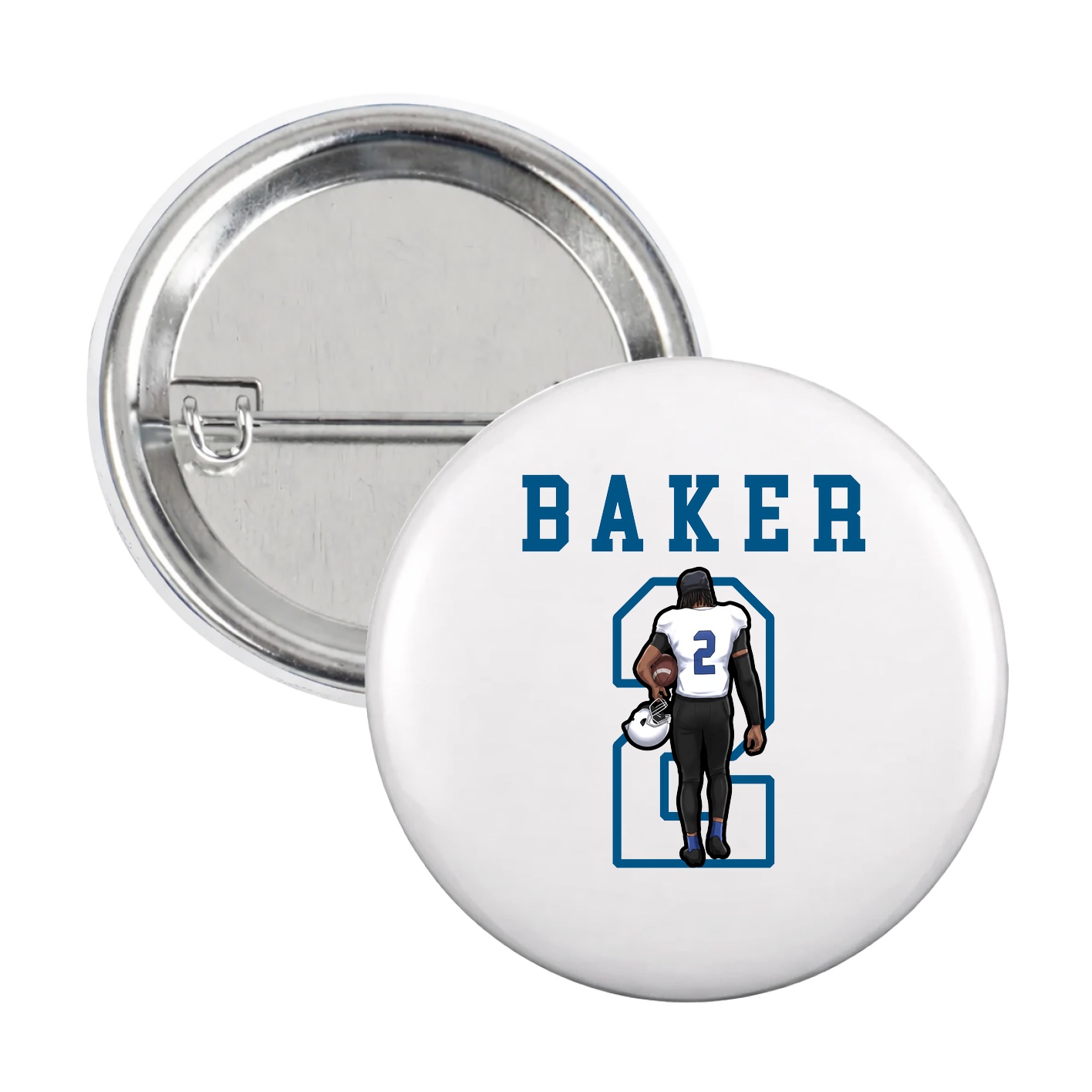 Game Day Button — Shirsey in White