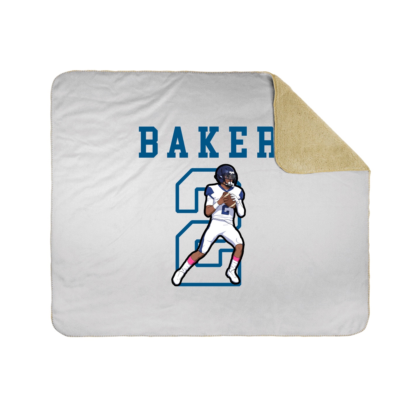 Throw Blanket — Shirsey in White