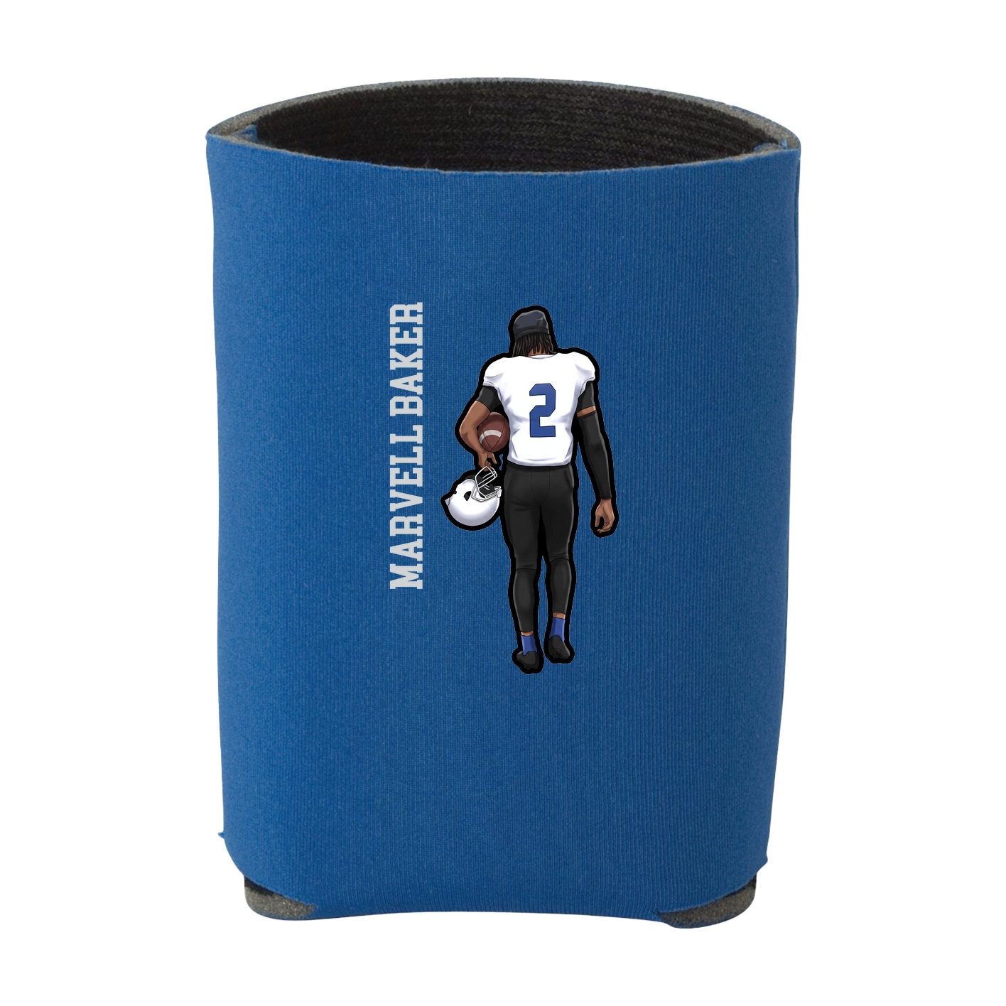 Can Holder — Name Vertical in Royal