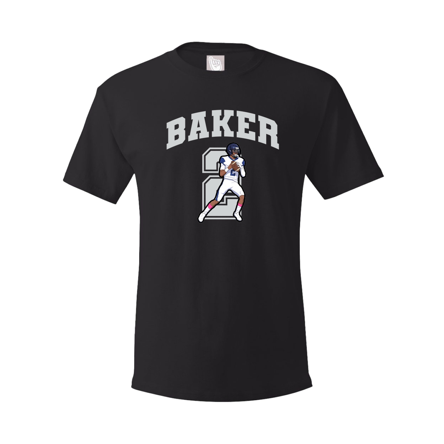 Youth Tee — Number in Black