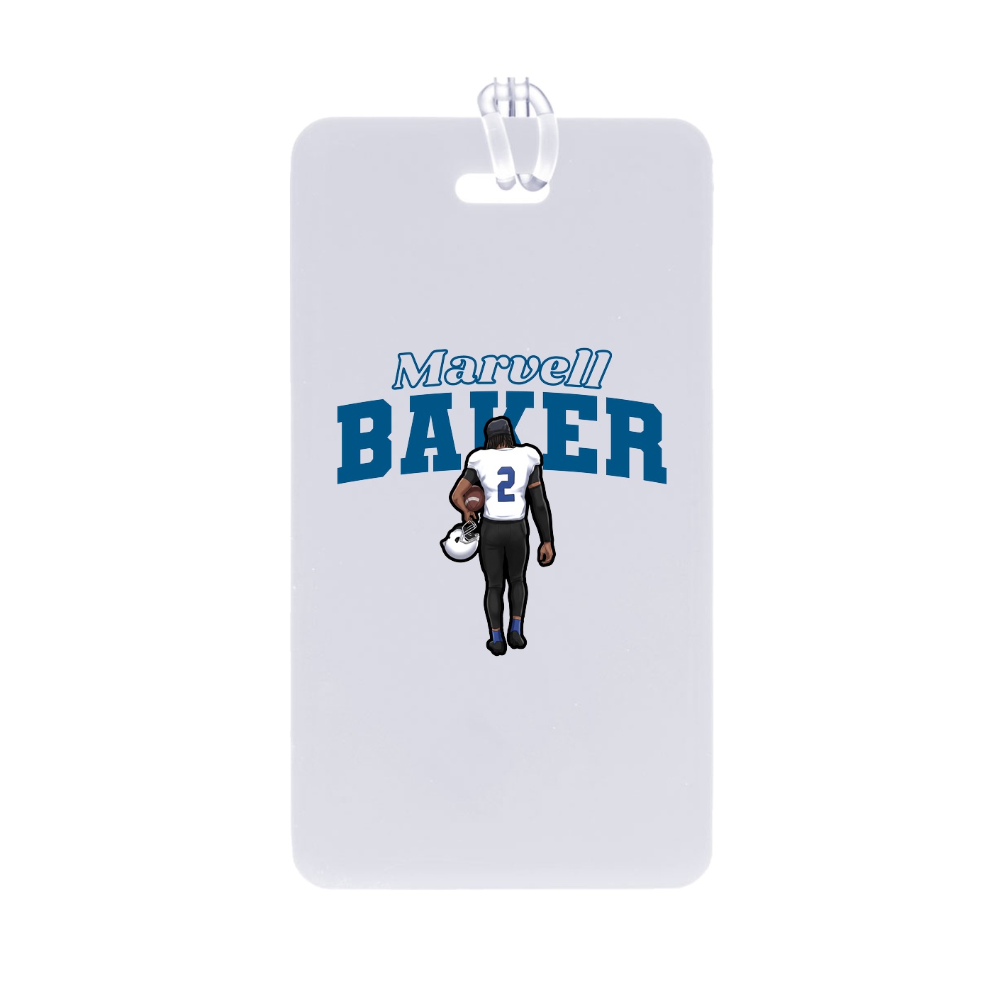 Bag Tag — Name Arch in Classic