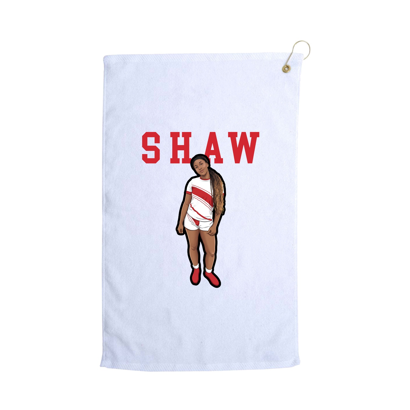 Golf Towel — Shirsey in White